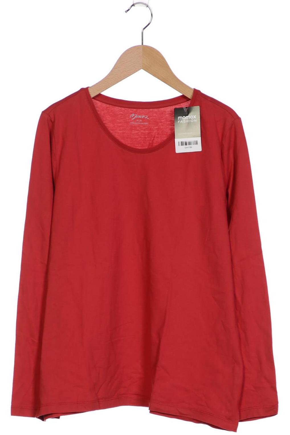 

Maas Damen Langarmshirt, rot, Gr. 38