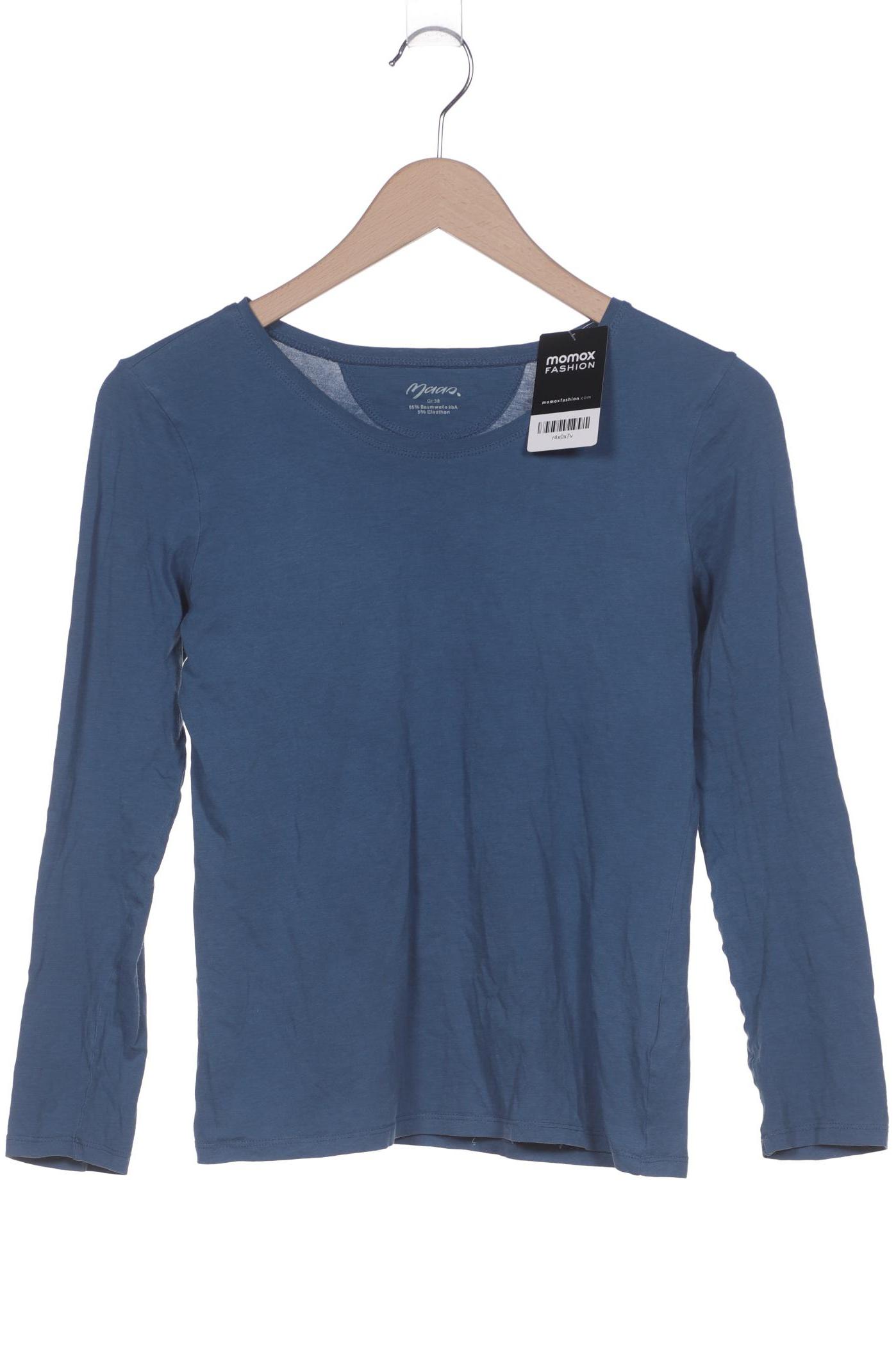 

Maas Damen Langarmshirt, blau, Gr. 38