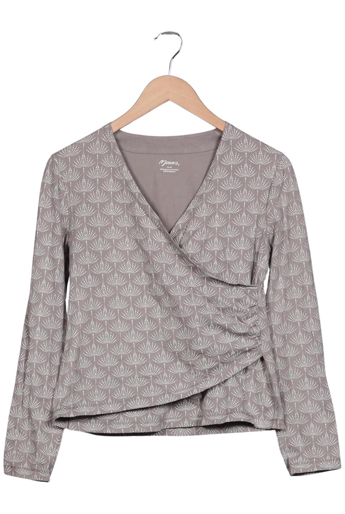 

Maas Damen Langarmshirt, grau, Gr. 38