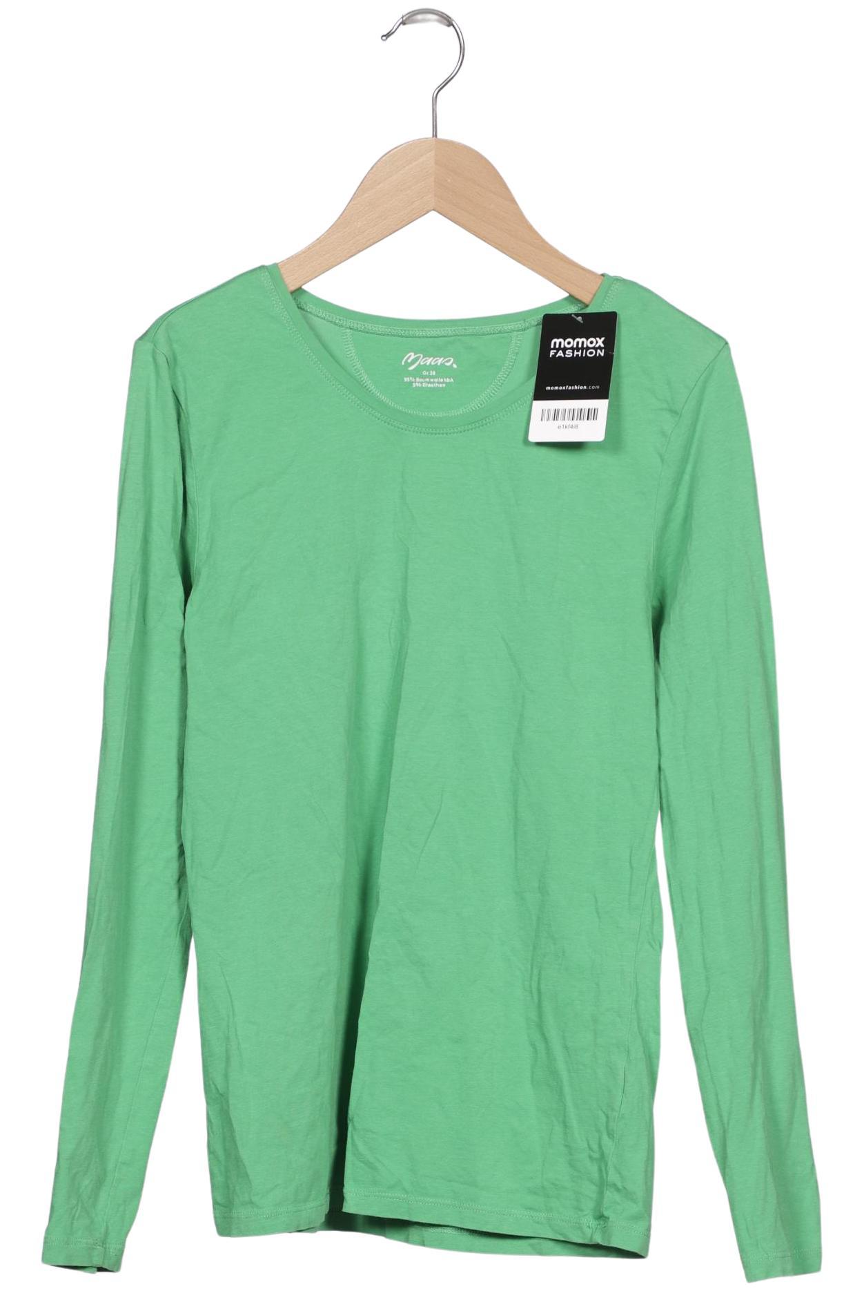 

Maas Damen Langarmshirt, hellgrün, Gr. 38
