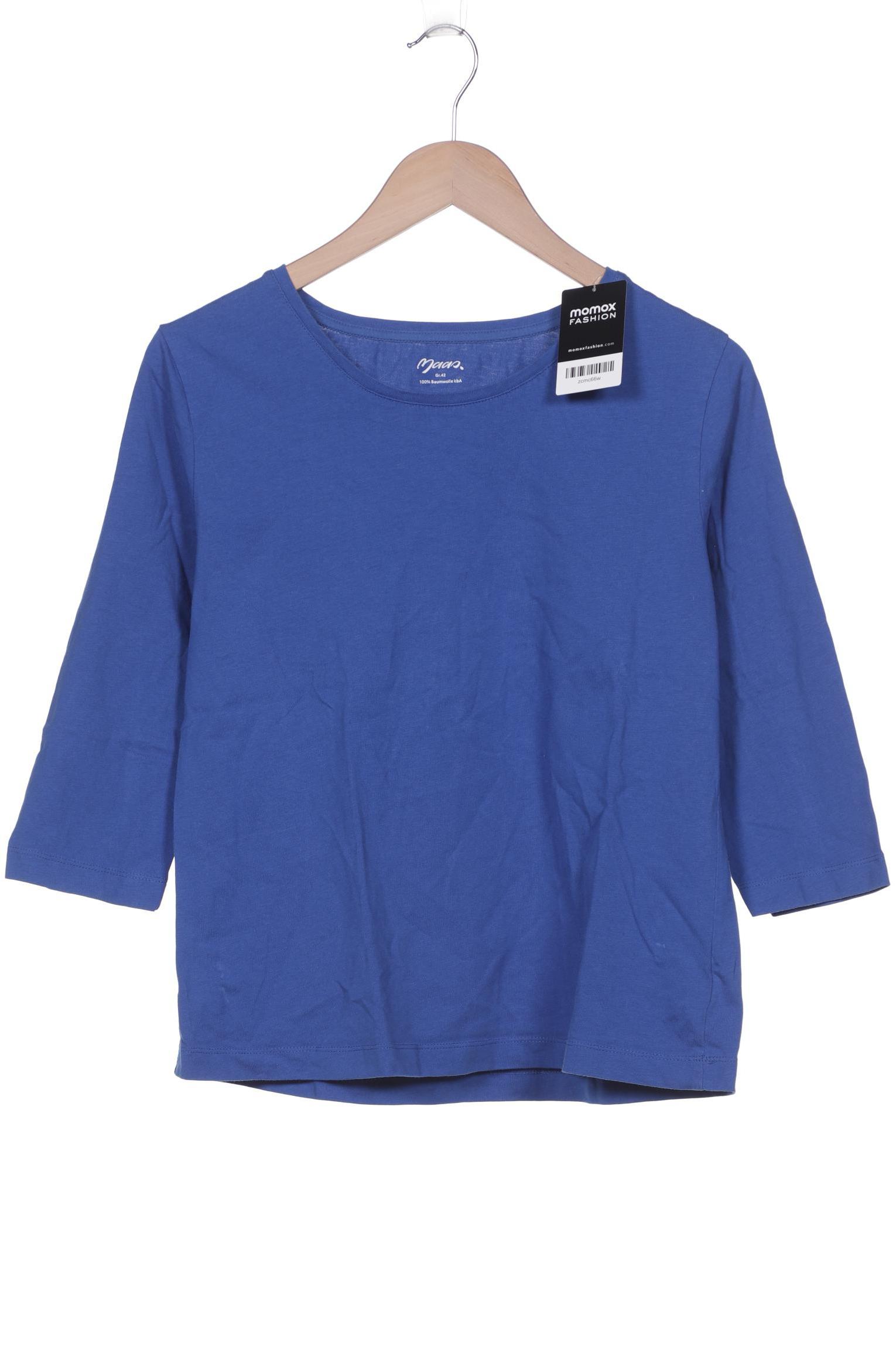 

Maas Damen Langarmshirt, blau, Gr. 42