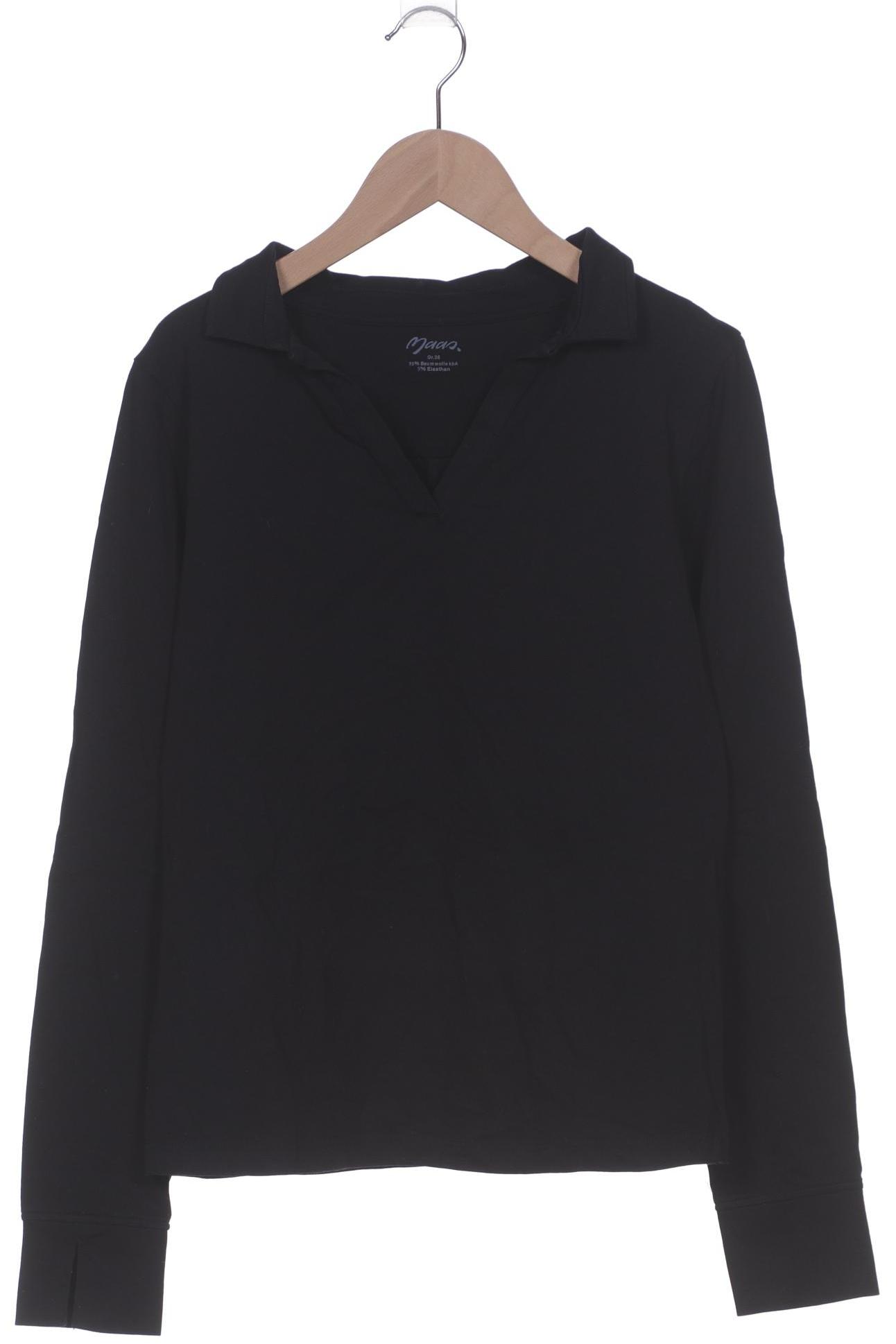 

Maas Damen Langarmshirt, schwarz, Gr. 38
