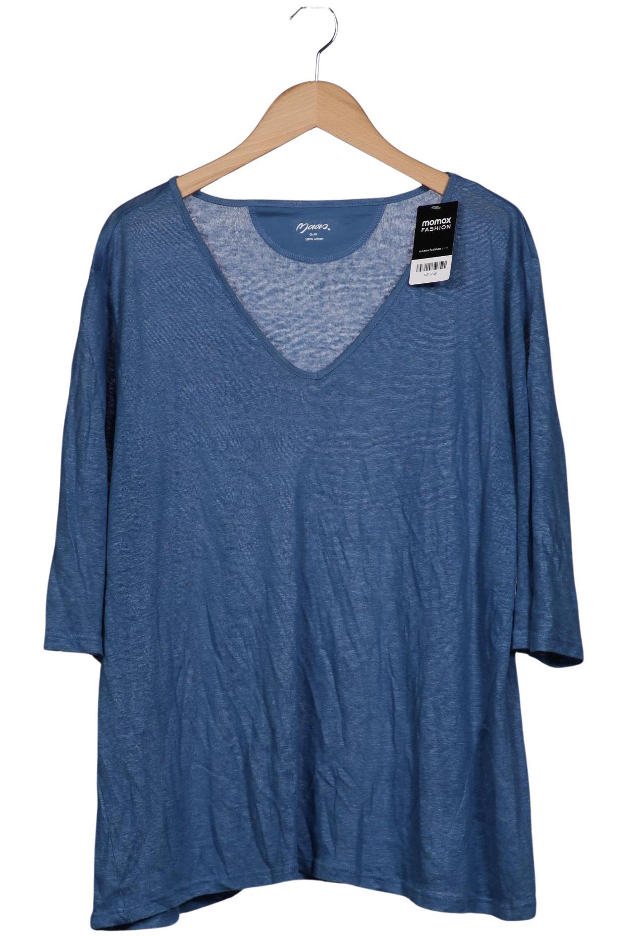 

Maas Damen Langarmshirt, blau, Gr. 48