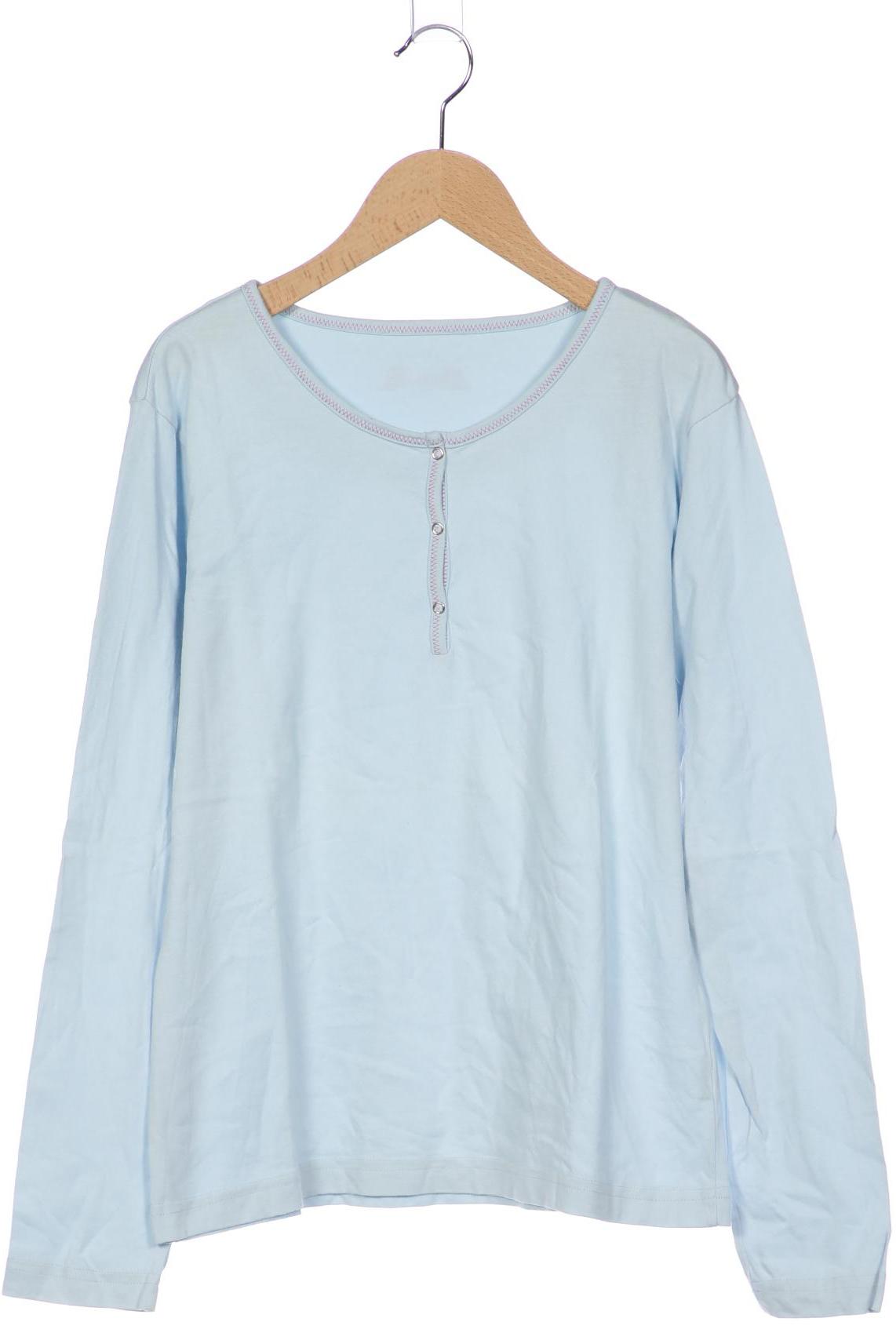 

Maas Damen Langarmshirt, hellblau, Gr. 42