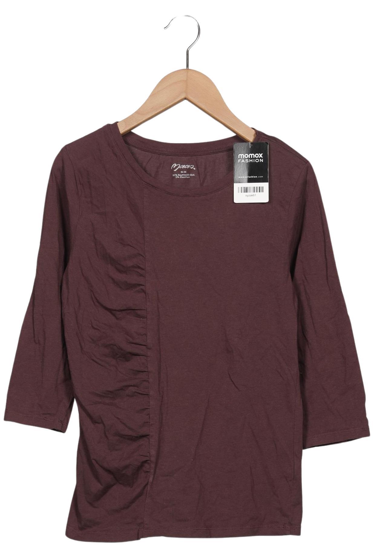 

Maas Damen Langarmshirt, bordeaux, Gr. 38