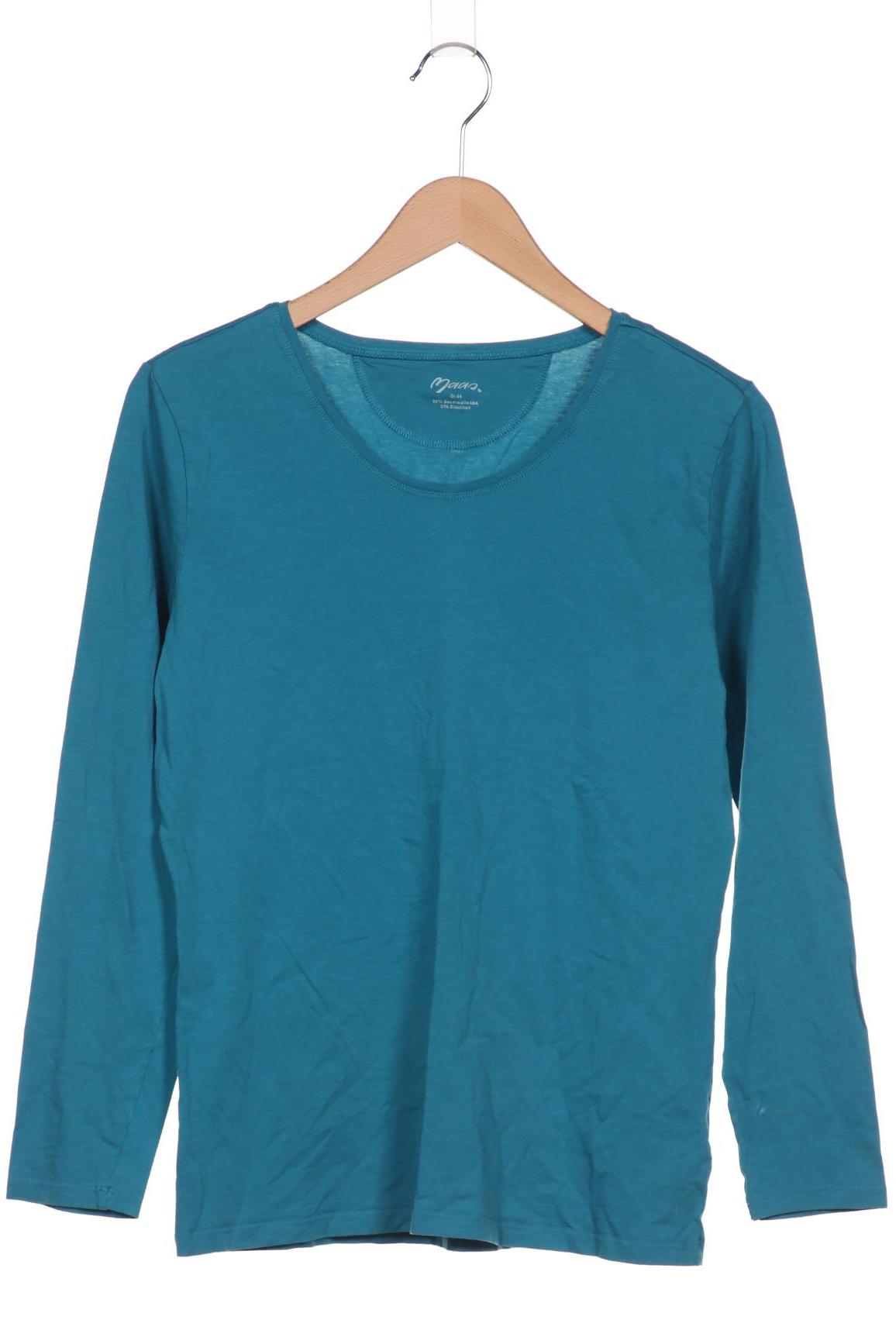 

Maas Damen Langarmshirt, türkis, Gr. 44