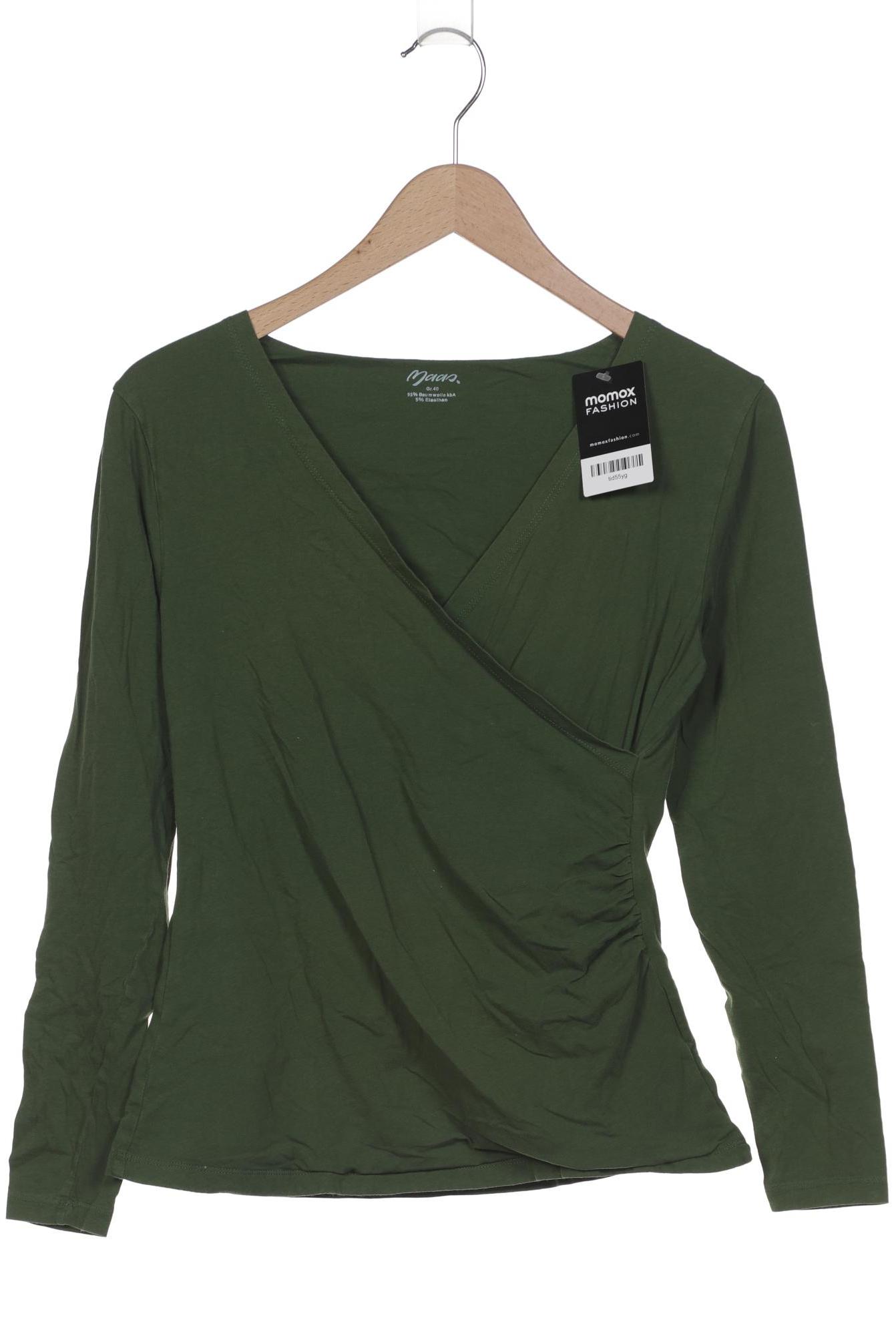 

Maas Damen Langarmshirt, grün, Gr. 40