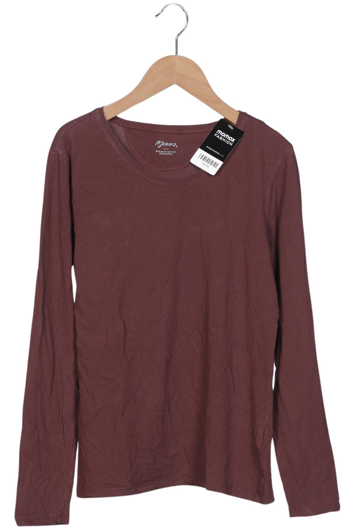 

Maas Damen Langarmshirt, bordeaux, Gr. 42
