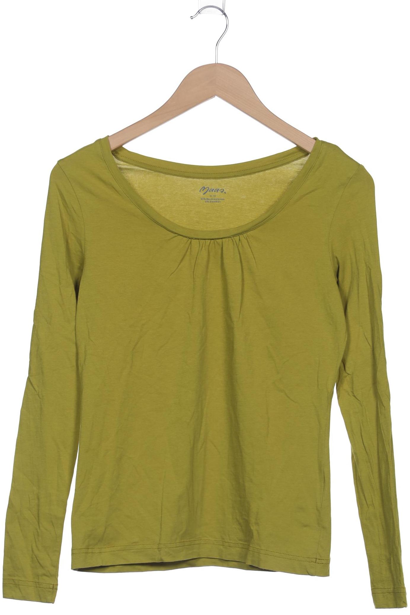 

Maas Damen Langarmshirt, hellgrün, Gr. 34