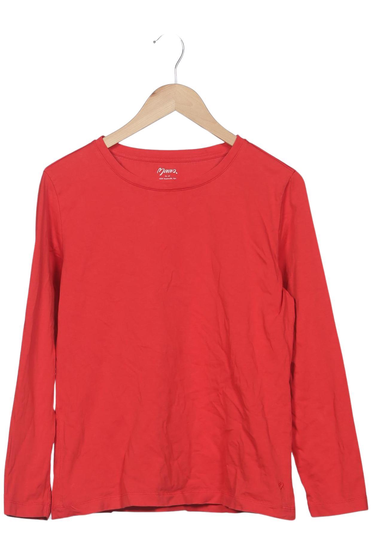 

Maas Damen Langarmshirt, rot, Gr. 42