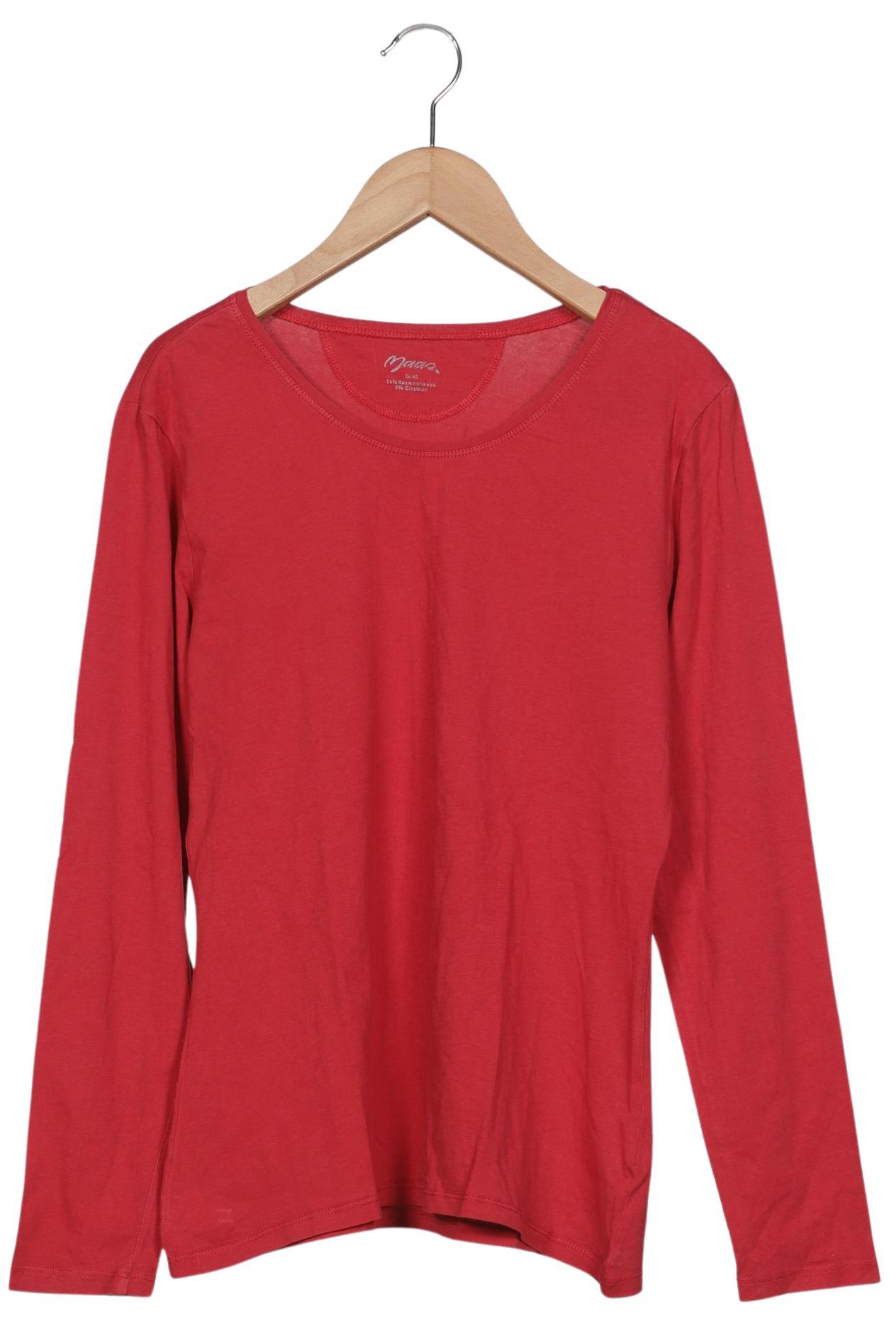 

Maas Damen Langarmshirt, rot, Gr. 40