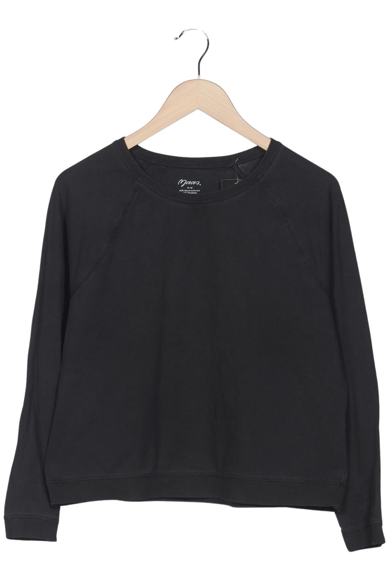 

Maas Damen Langarmshirt, schwarz, Gr. 38