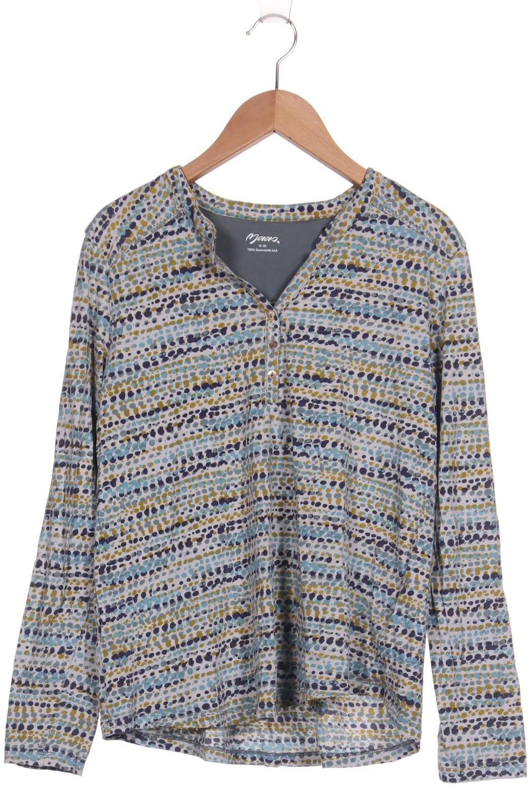 

Maas Damen Langarmshirt, türkis, Gr. 38