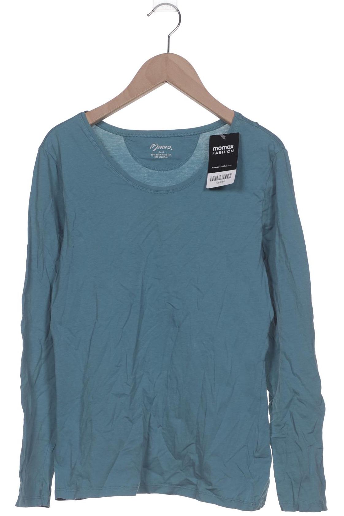 

Maas Damen Langarmshirt, blau, Gr. 40