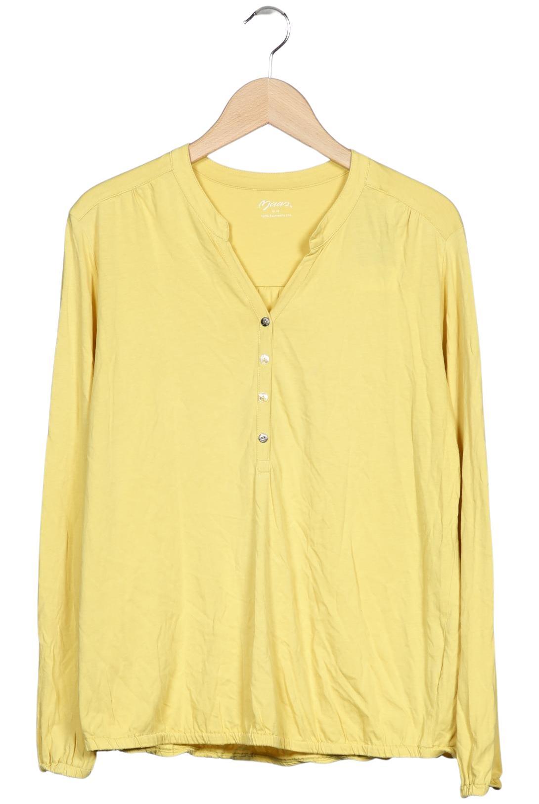 

Maas Damen Langarmshirt, gelb, Gr. 40