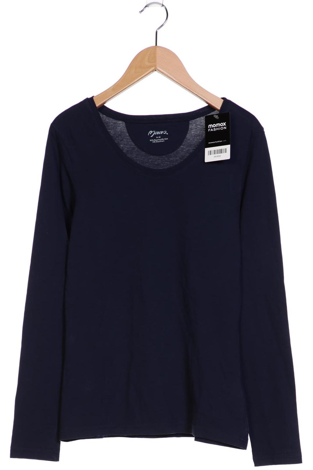 

Maas Damen Langarmshirt, marineblau, Gr. 36