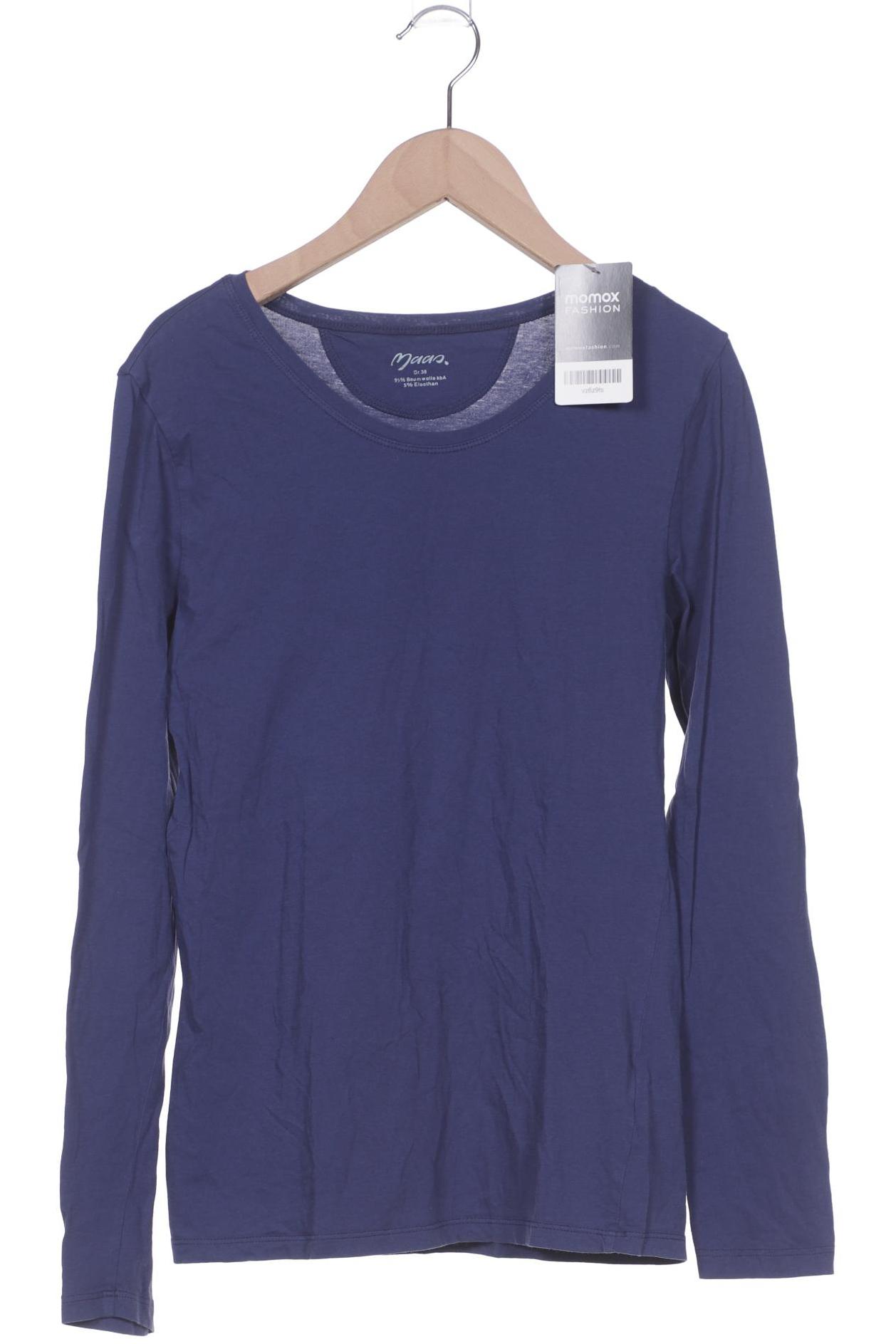 

Maas Damen Langarmshirt, blau, Gr. 38