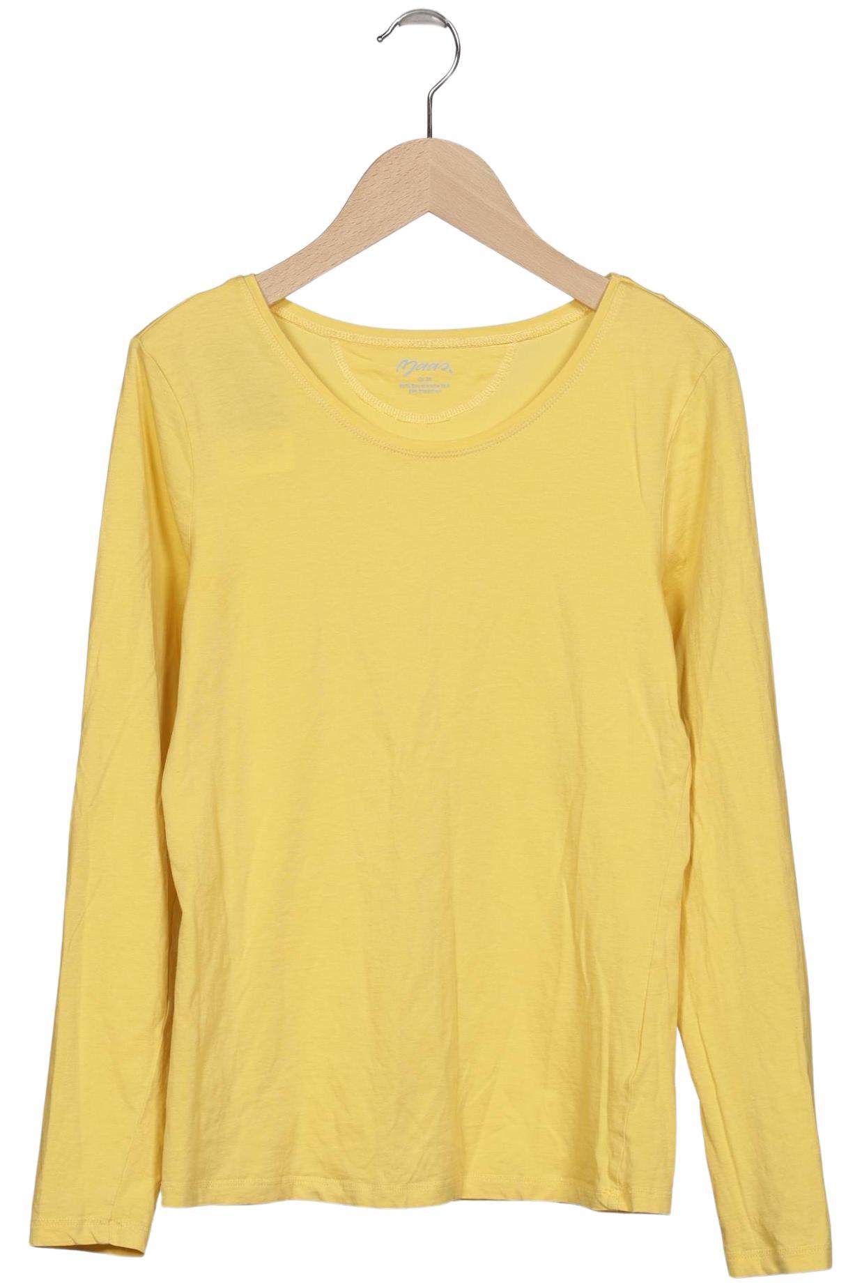 

Maas Damen Langarmshirt, gelb, Gr. 36