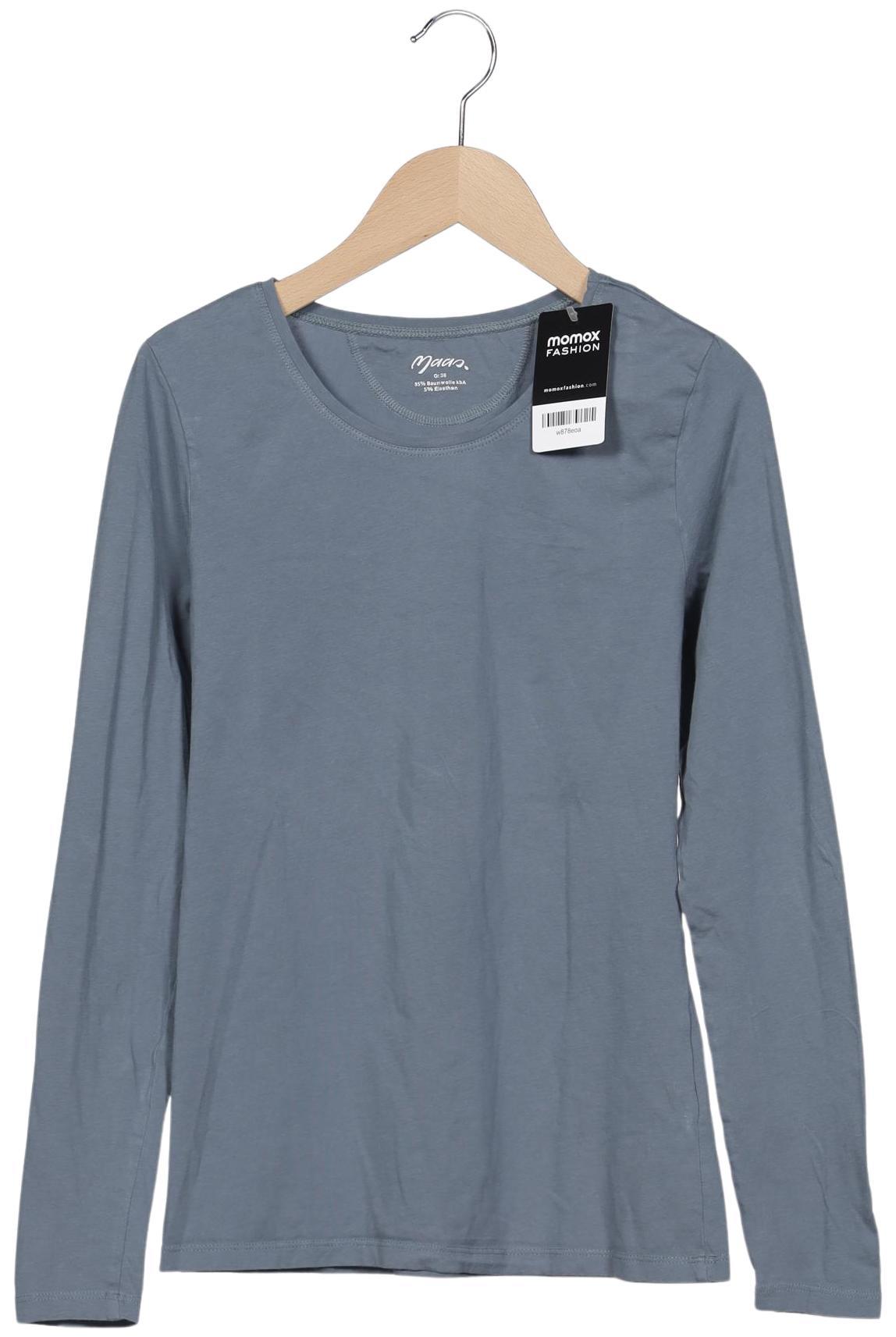 

Maas Damen Langarmshirt, blau, Gr. 36