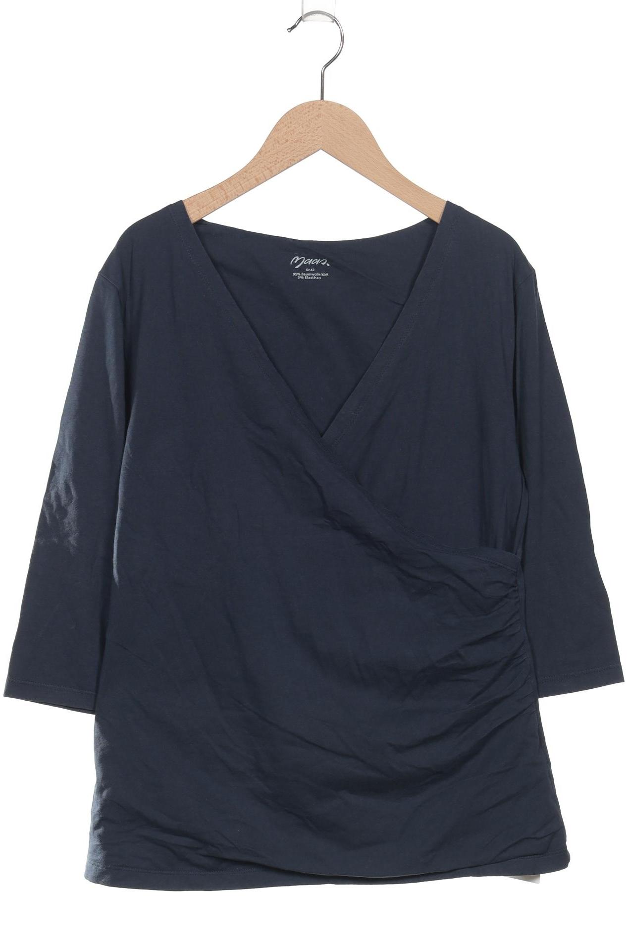 

Maas Damen Langarmshirt, marineblau, Gr. 42