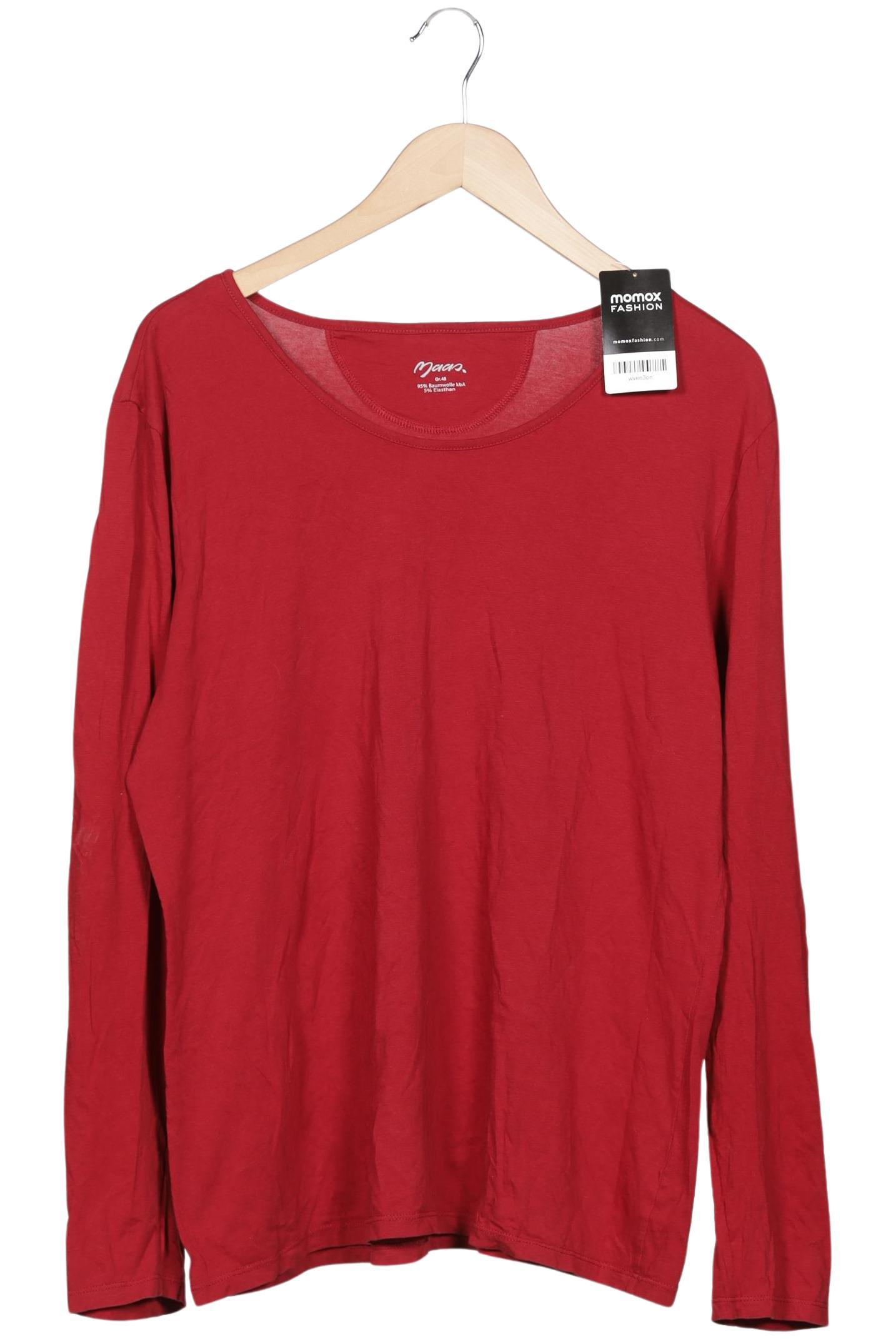 

Maas Damen Langarmshirt, rot, Gr. 48