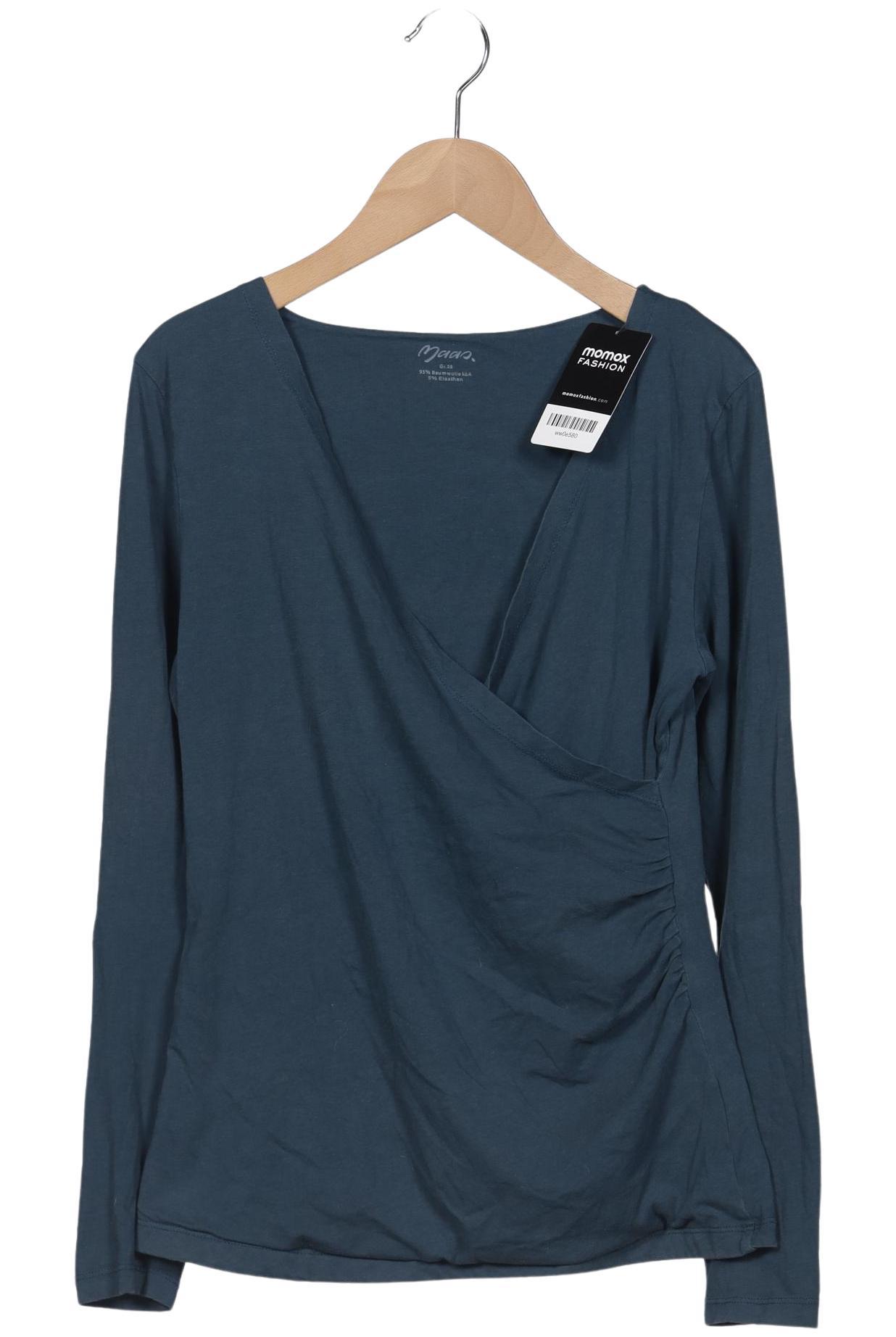 

Maas Damen Langarmshirt, marineblau, Gr. 38