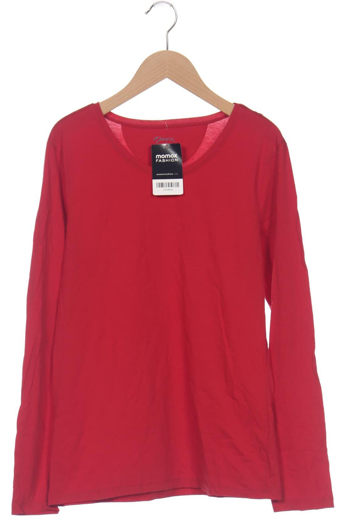 

Maas Damen Langarmshirt, bordeaux, Gr. 42