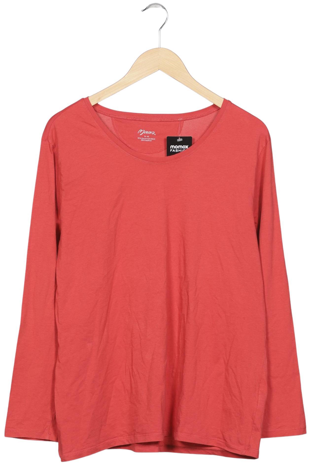 

Maas Damen Langarmshirt, rot, Gr. 48