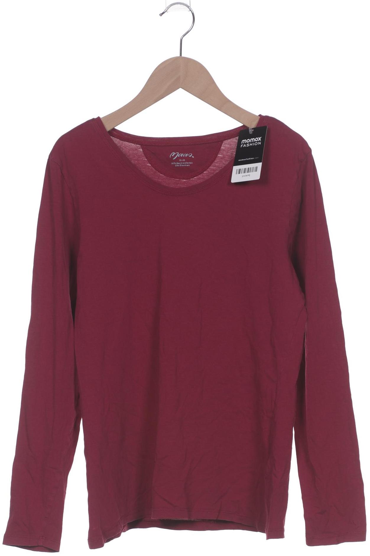 

Maas Damen Langarmshirt, bordeaux, Gr. 40