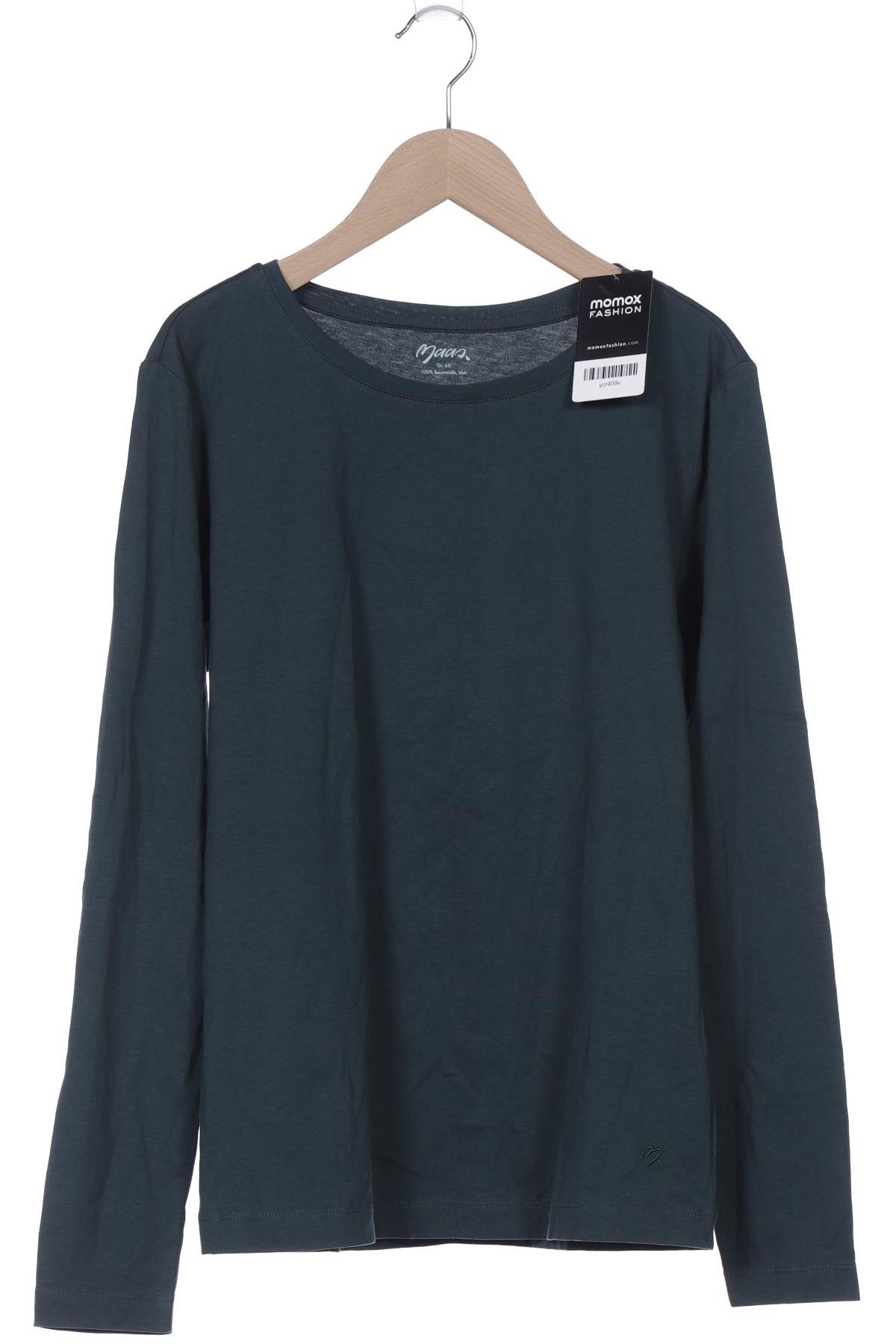 

Maas Damen Langarmshirt, türkis, Gr. 40