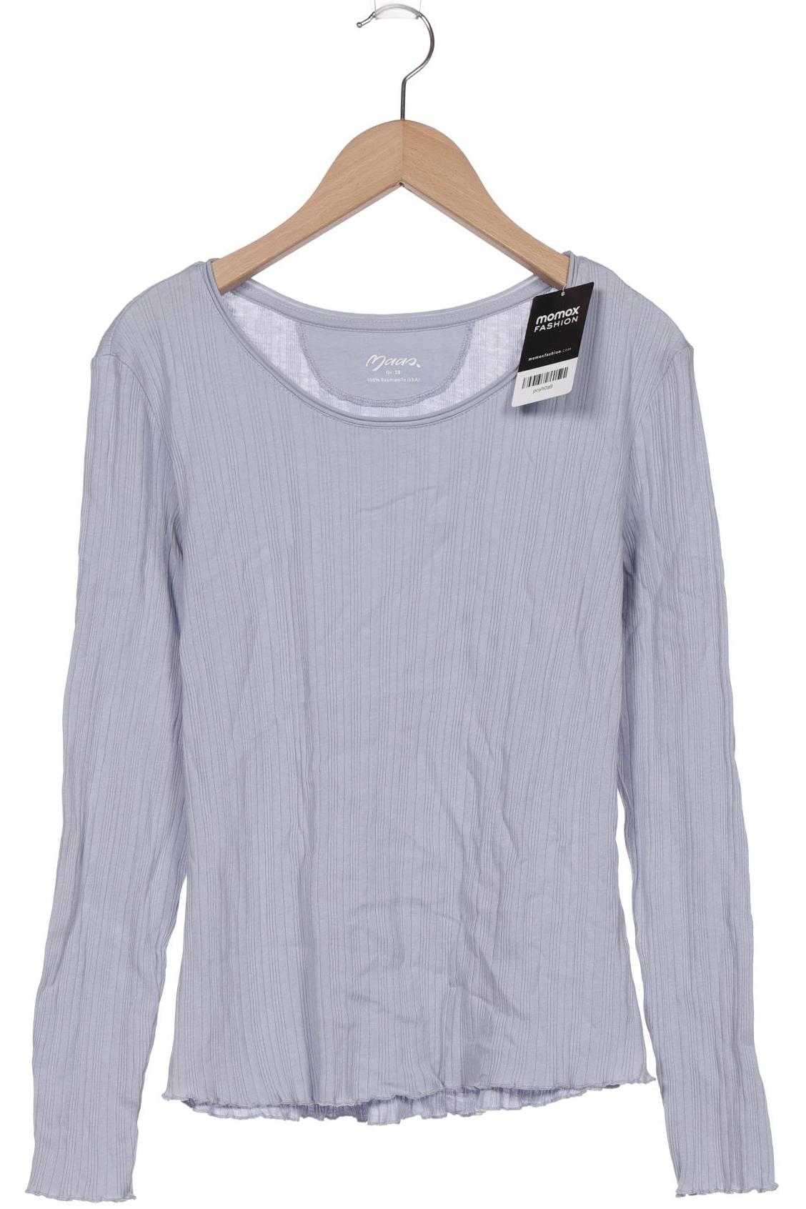 

Maas Damen Langarmshirt, hellblau, Gr. 38
