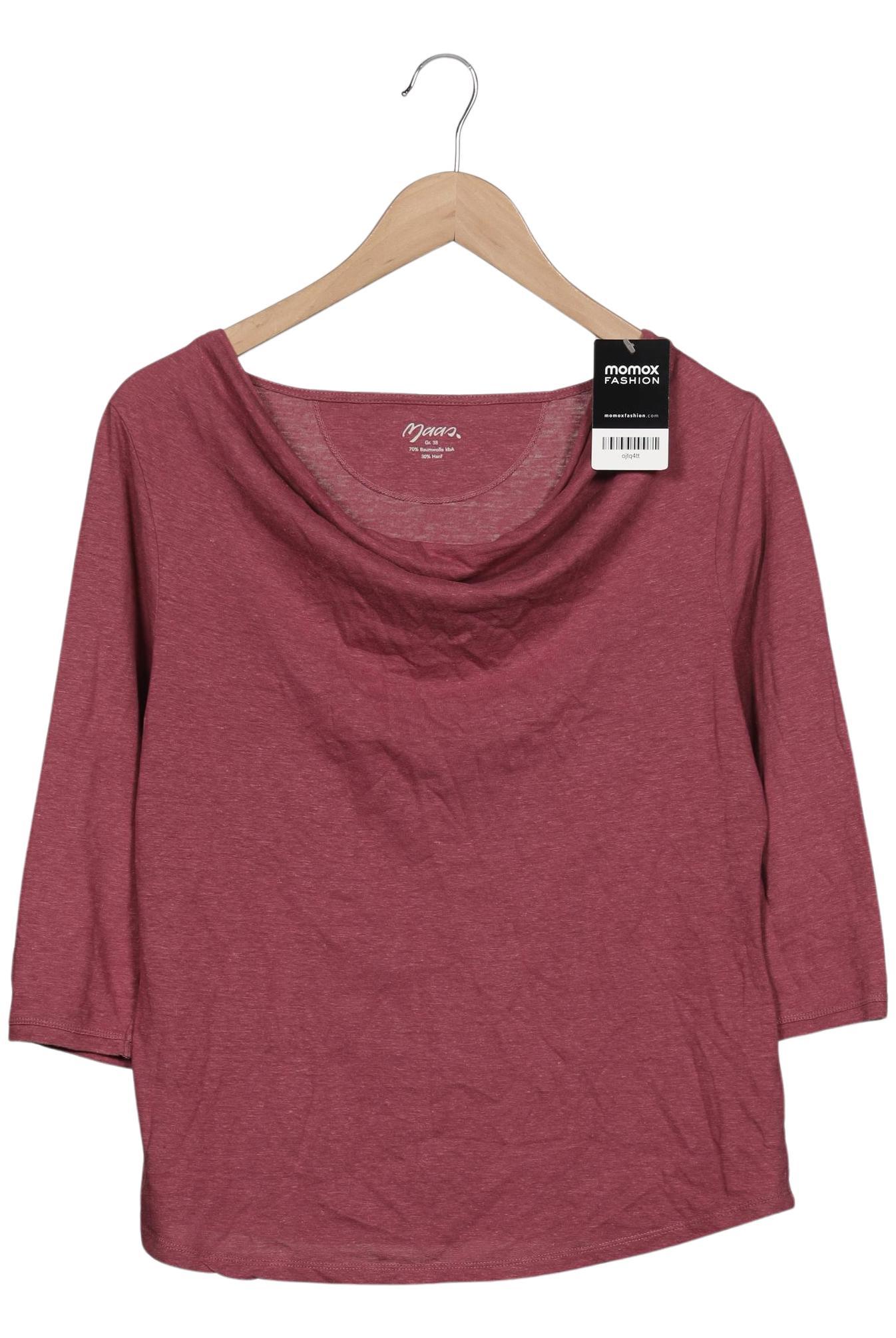 

Maas Damen Langarmshirt, bordeaux, Gr. 38
