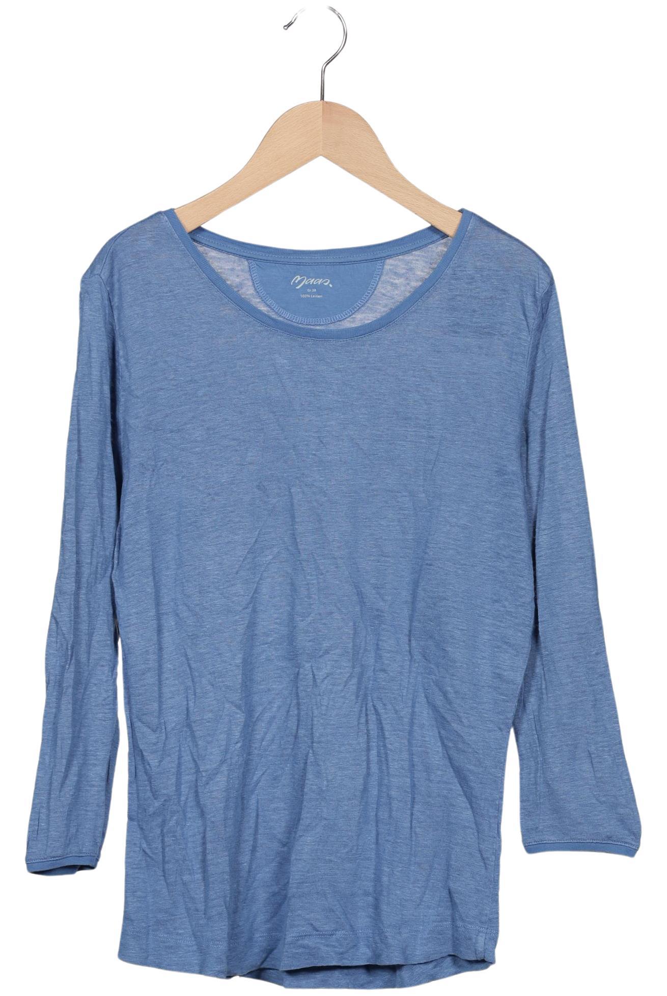 

Maas Damen Langarmshirt, blau, Gr. 38