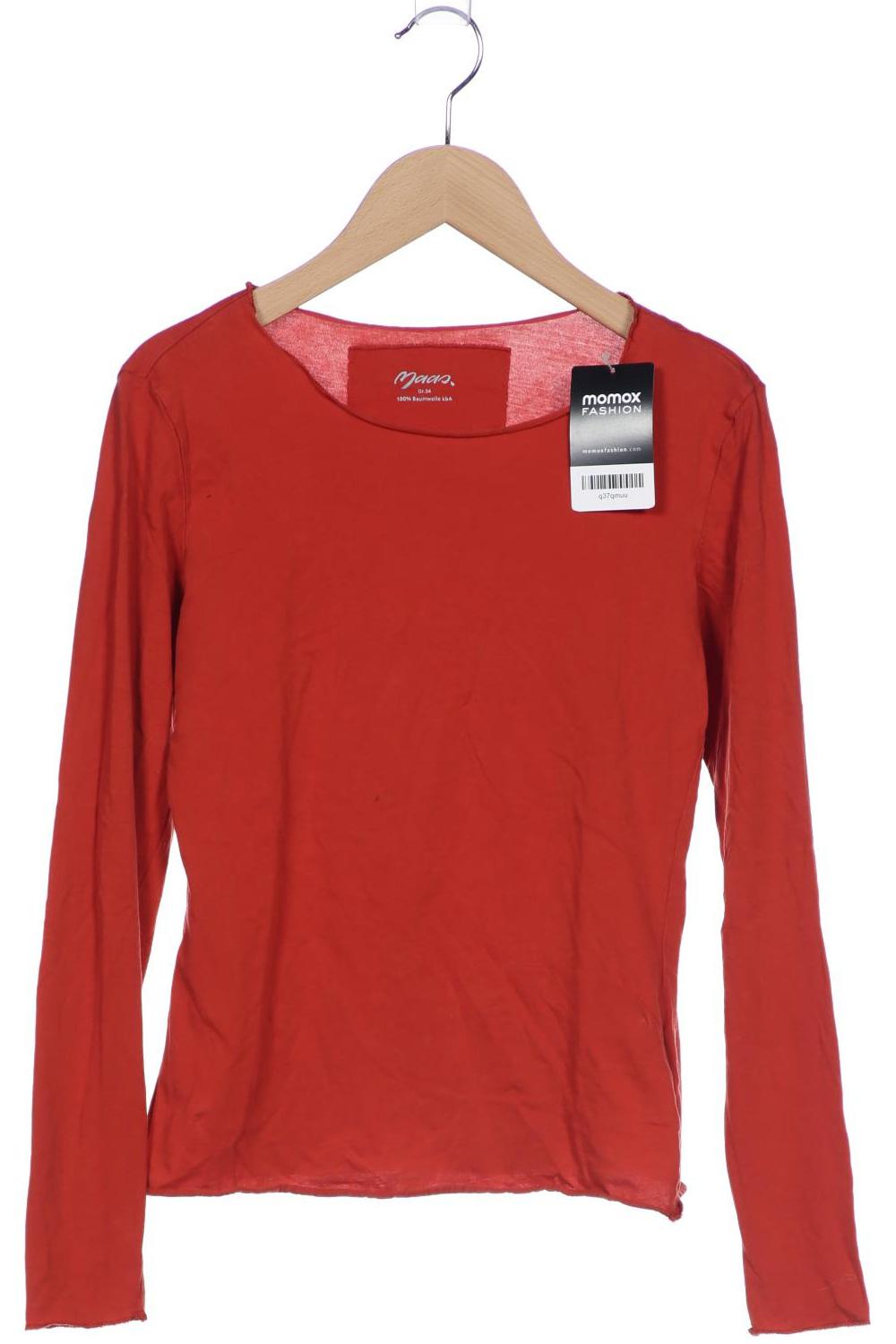 

Maas Damen Langarmshirt, rot, Gr. 34