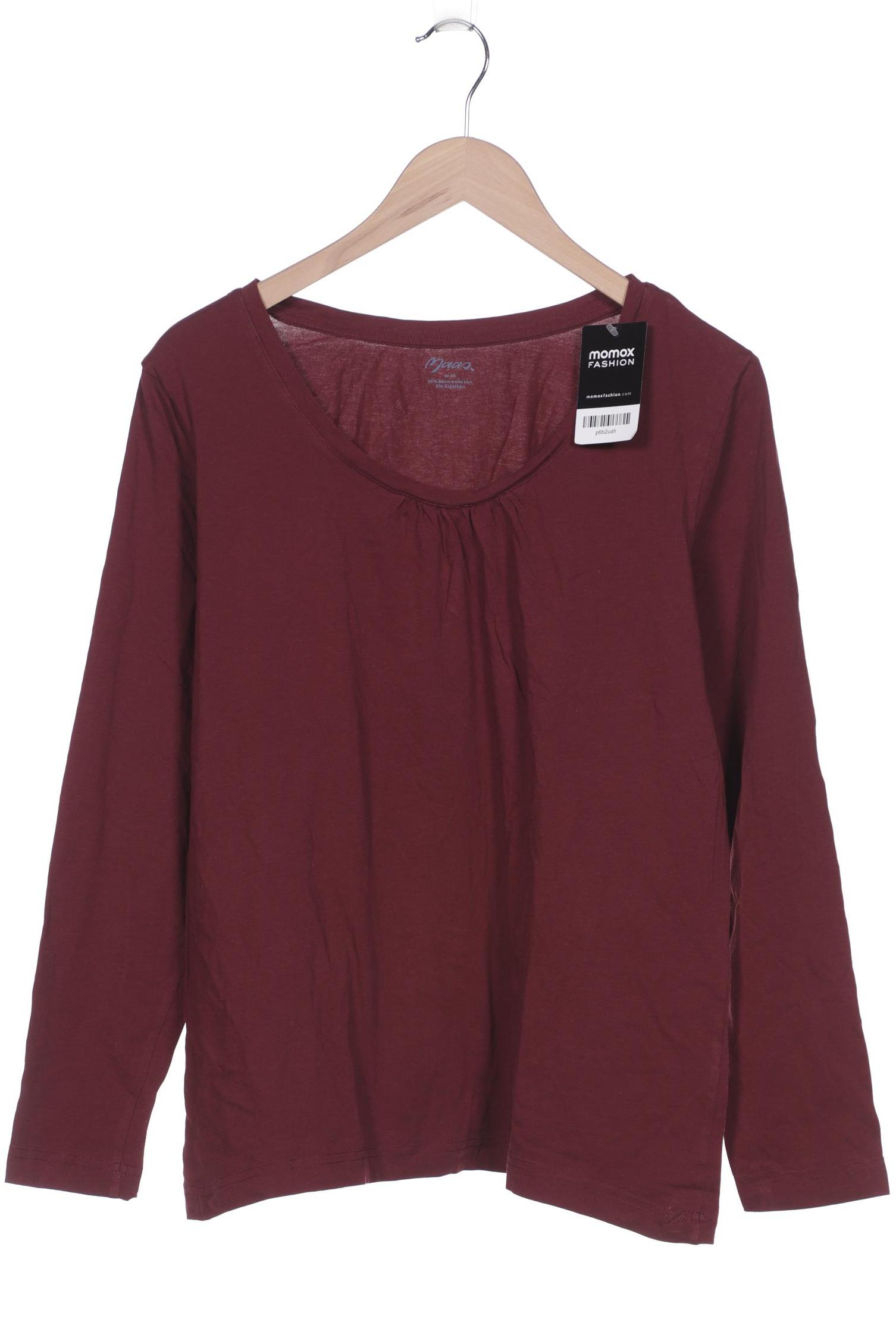

Maas Damen Langarmshirt, bordeaux, Gr. 46