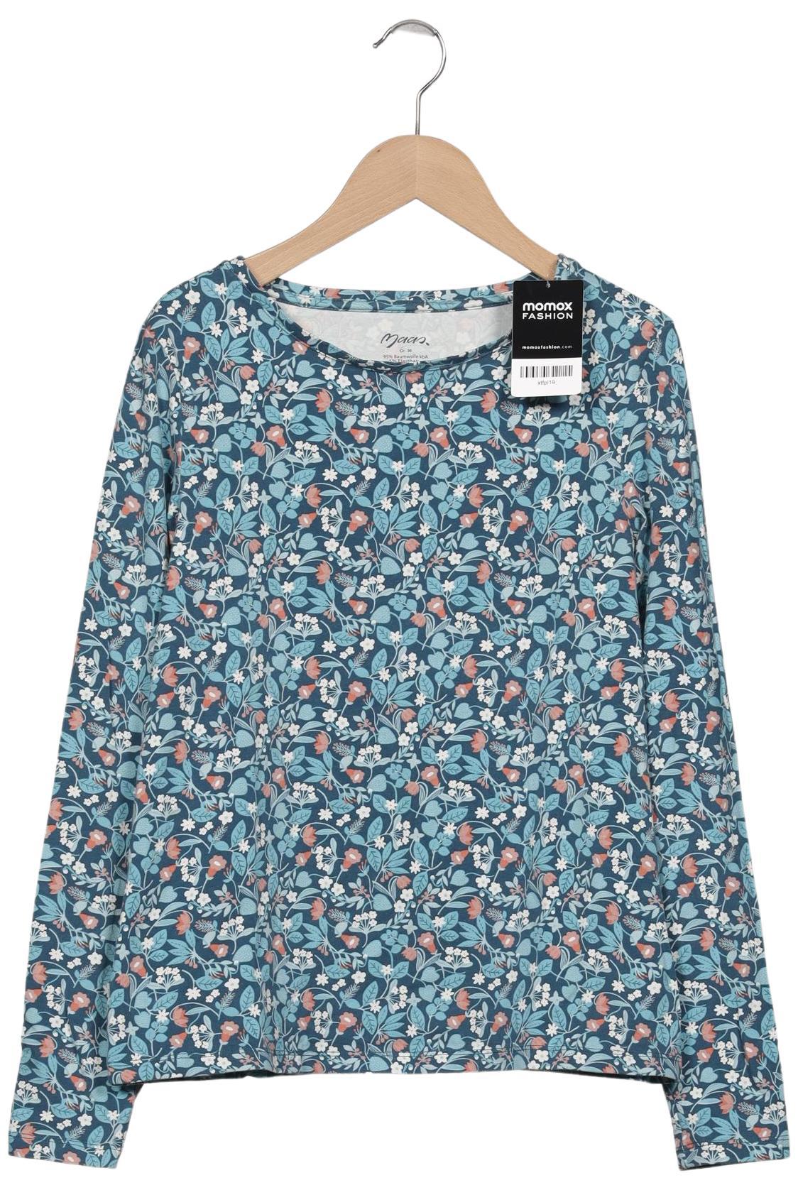 

Maas Damen Langarmshirt, hellblau, Gr. 36