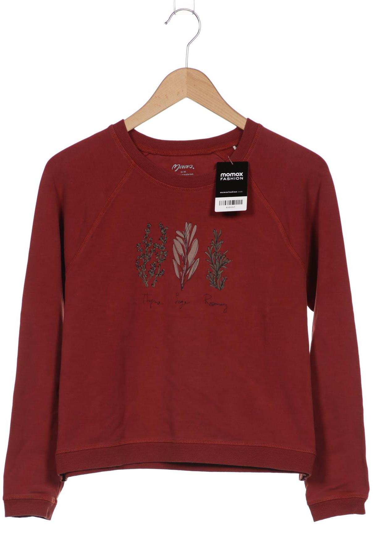

Maas Damen Sweatshirt, bordeaux