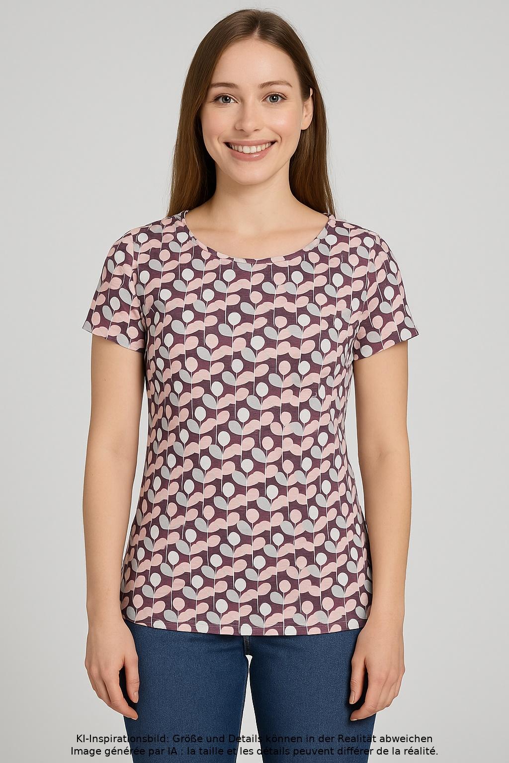 

Maas Damen T-Shirt, mehrfarbig, Gr. 34