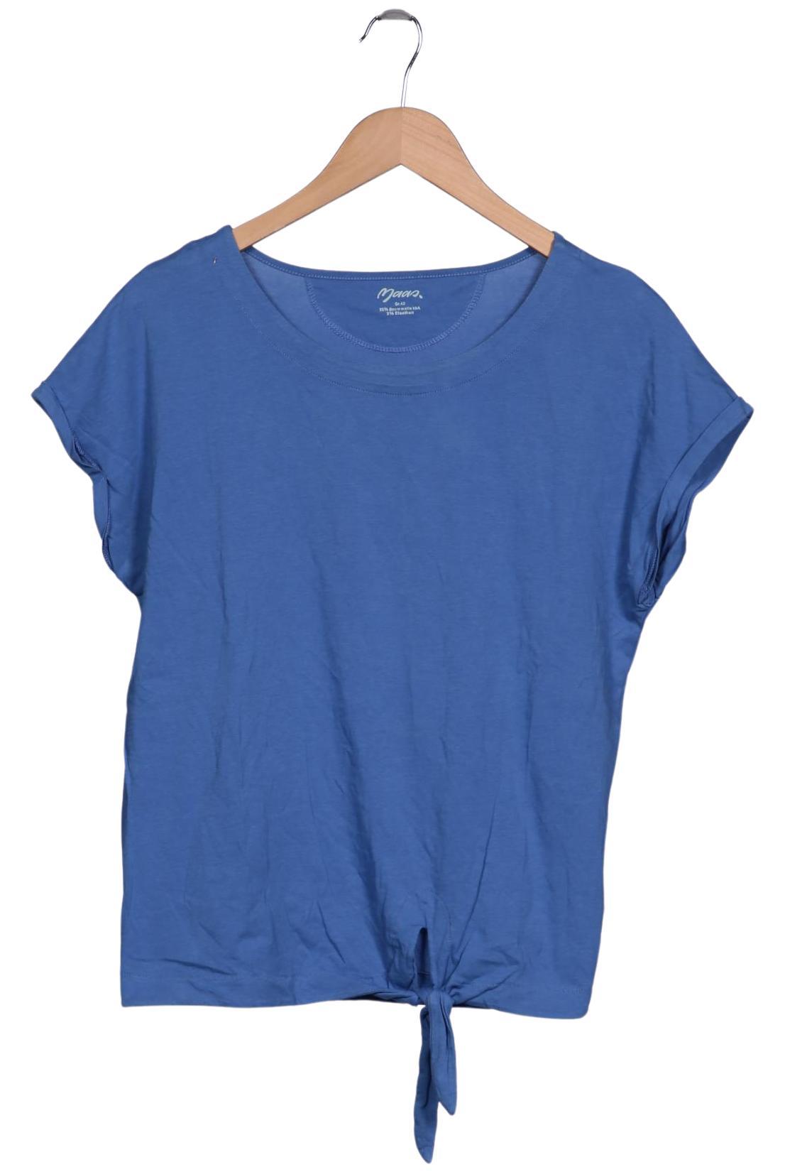 

Maas Damen T-Shirt, blau, Gr. 42