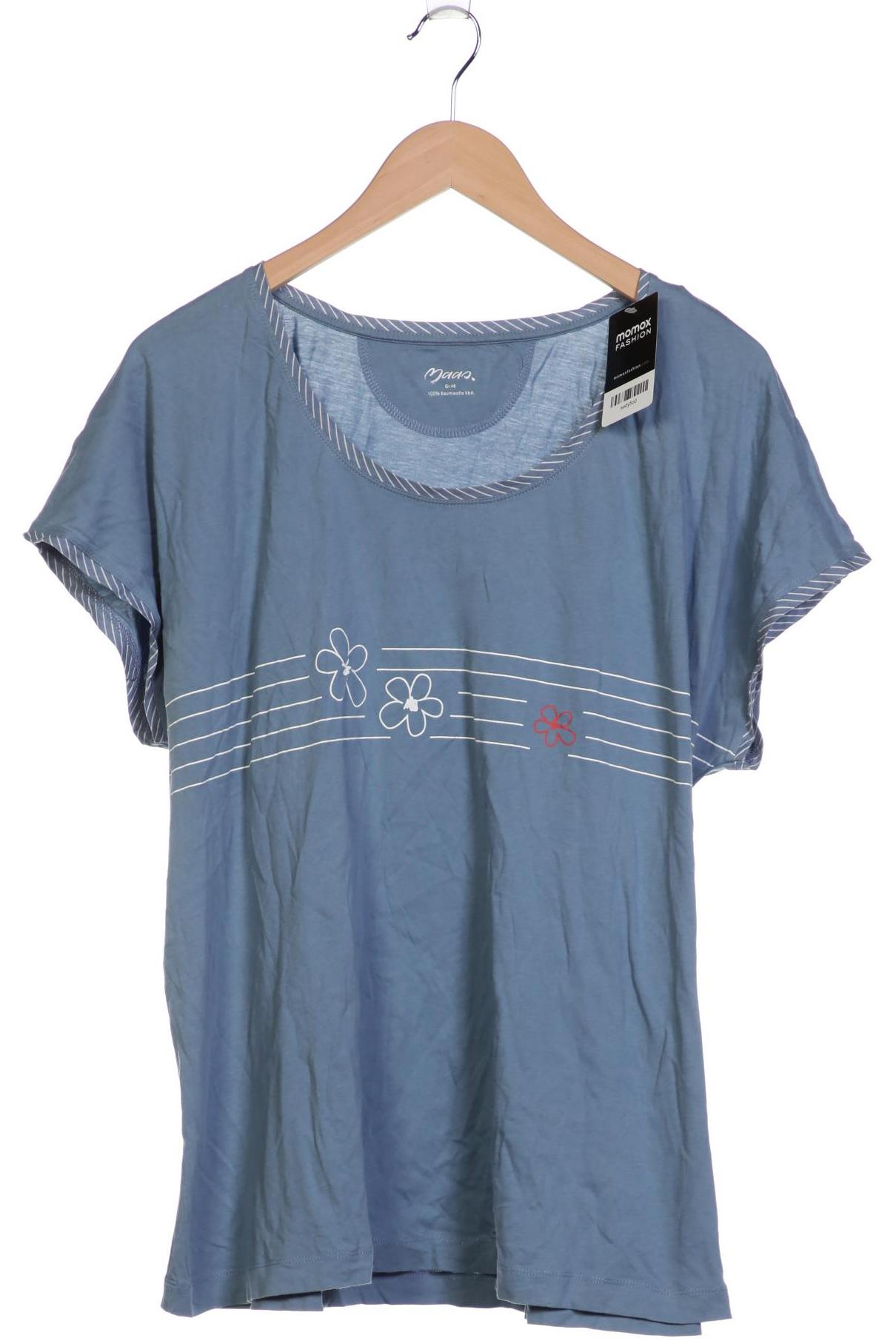 

Maas Damen T-Shirt, blau, Gr. 48