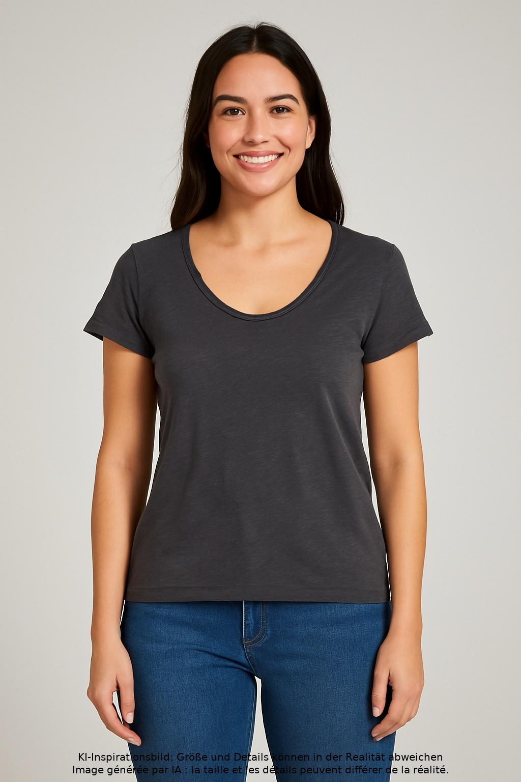 

Maas Damen T-Shirt, grau, Gr. 38