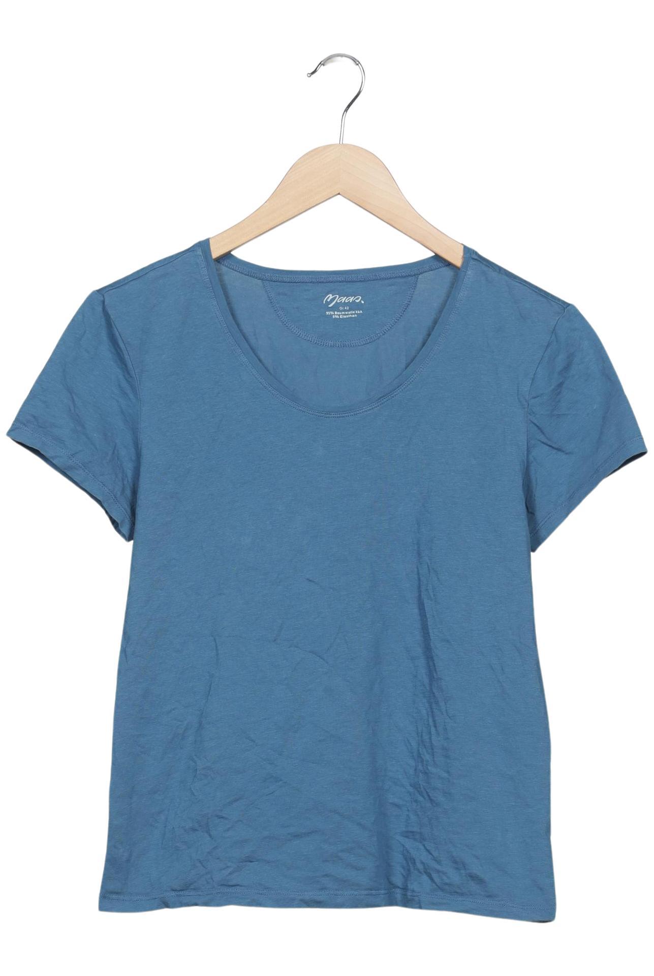 

Maas Damen T-Shirt, blau, Gr. 42