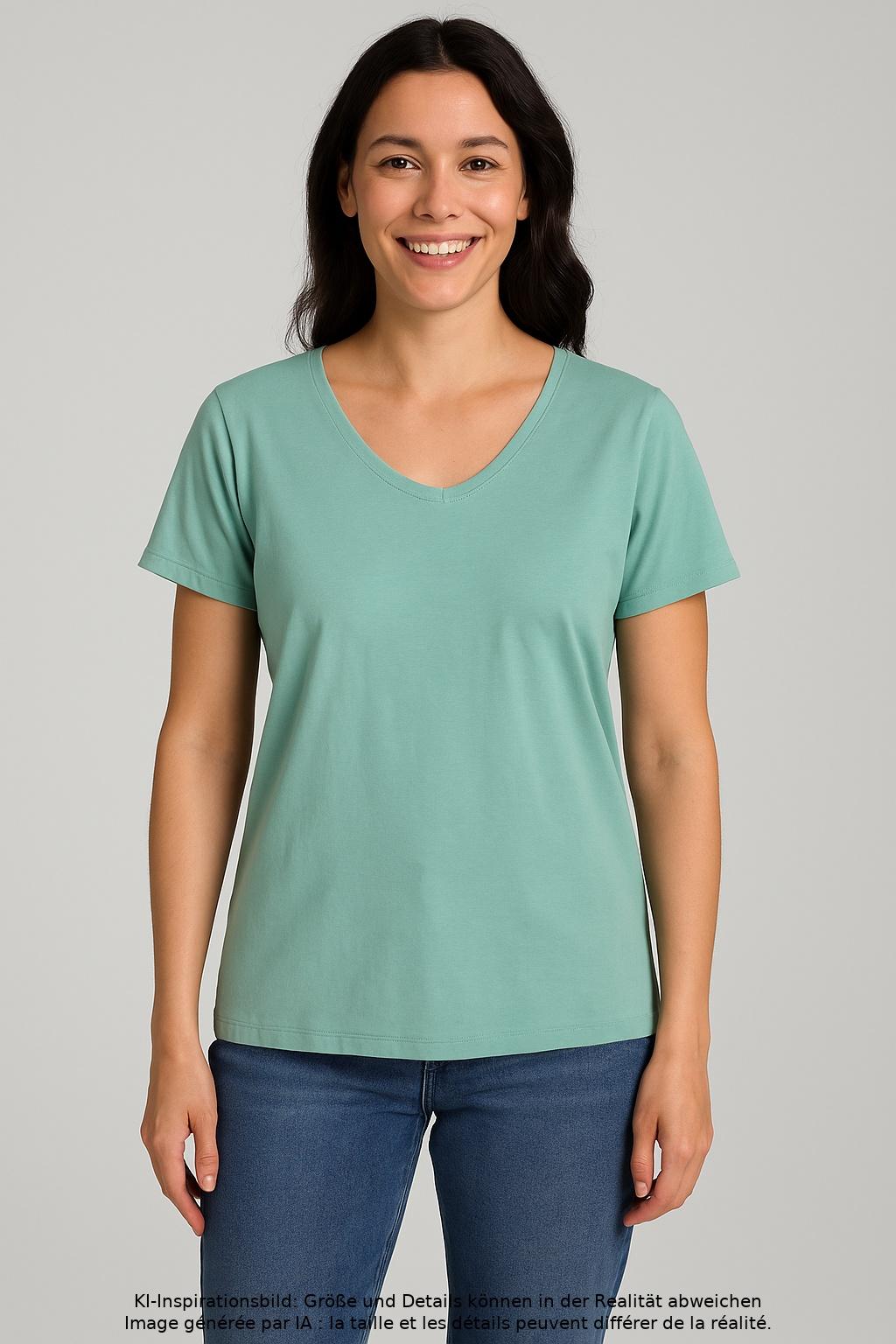 

Maas Damen T-Shirt, türkis, Gr. 42