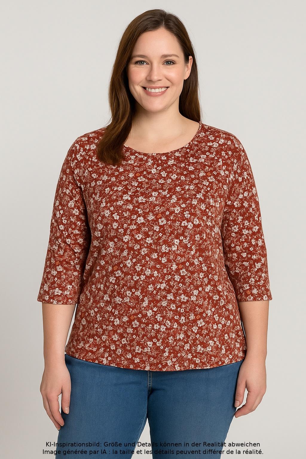 

Maas Damen T-Shirt, rot, Gr. 46