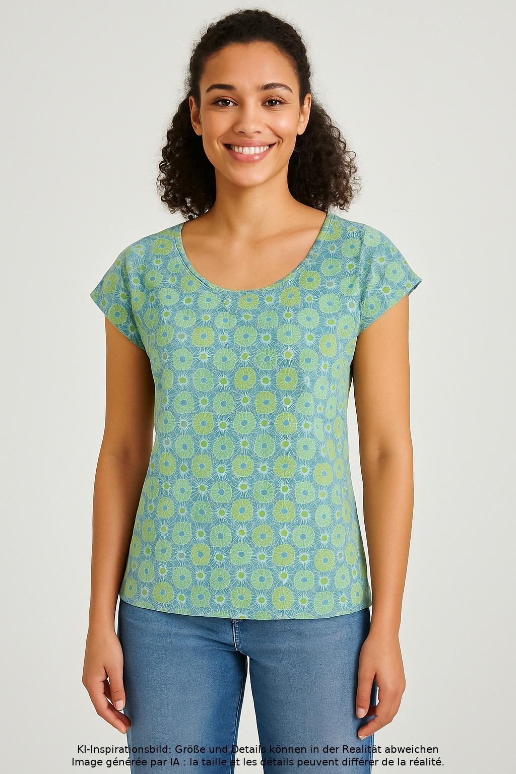 

Maas Damen T-Shirt, mehrfarbig, Gr. 42