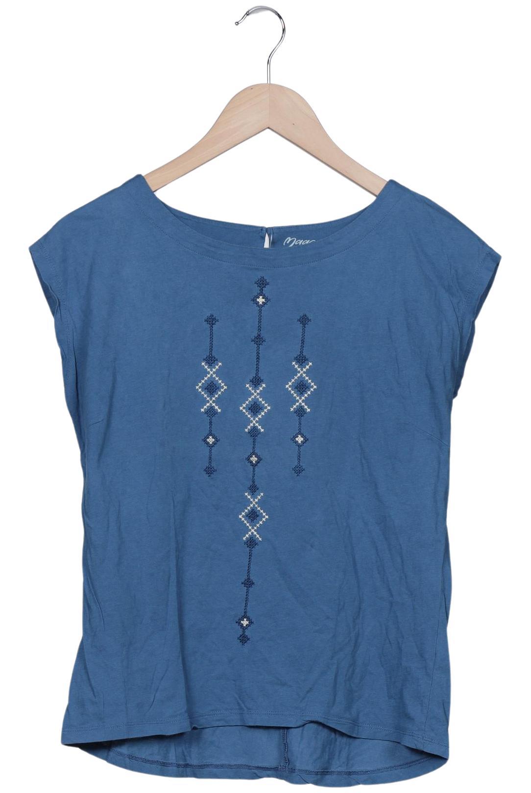 

Maas Damen T-Shirt, blau, Gr. 38