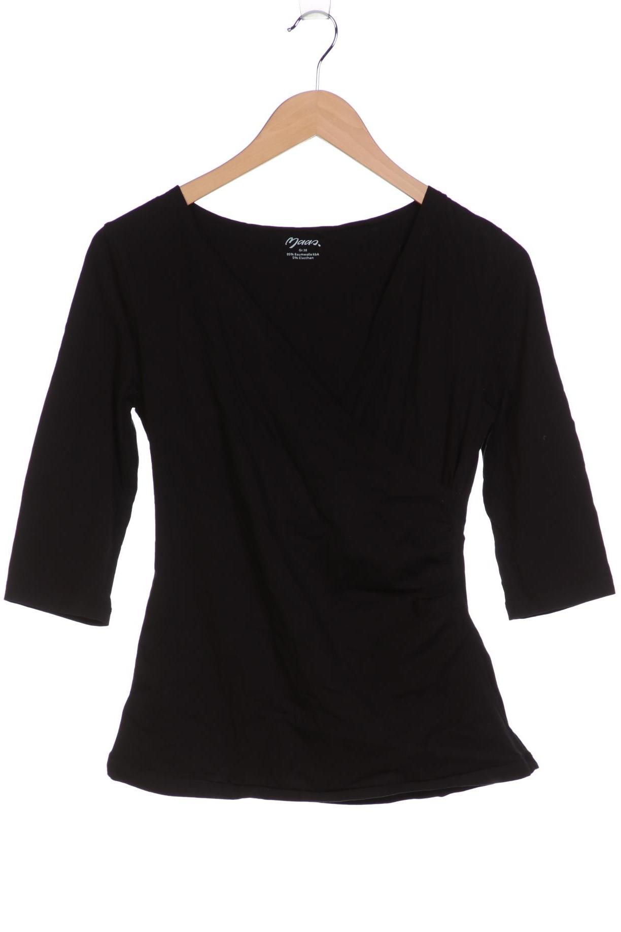 

Maas Damen T-Shirt, schwarz, Gr. 38