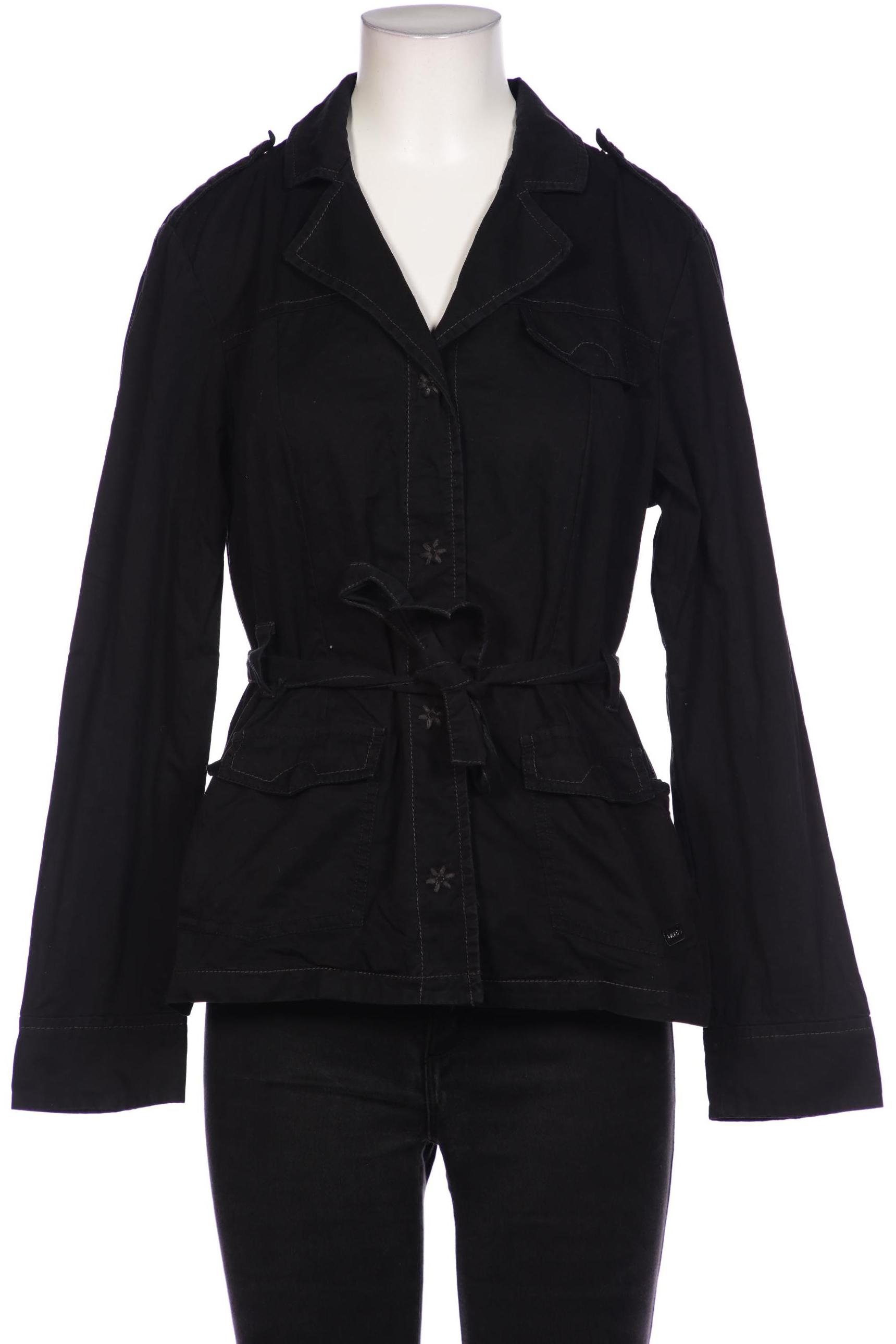 

MAC Damen Jacke, schwarz, Gr. 38
