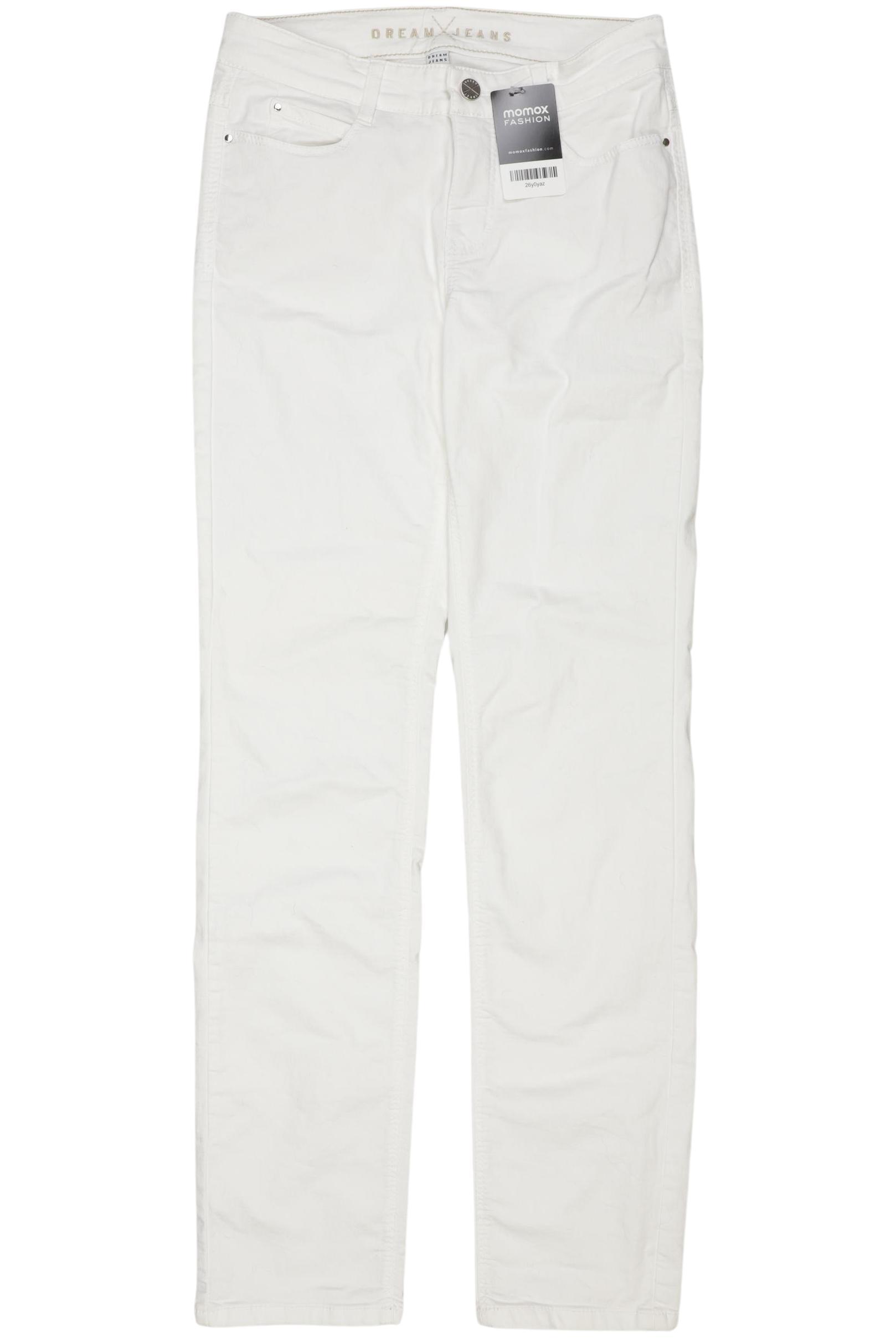 

MAC Damen Jeans, weiß, Gr. 34
