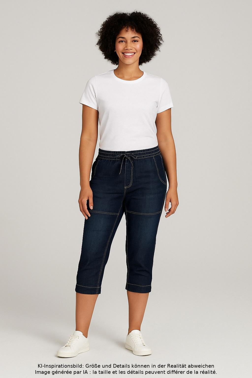 

MAC Damen Jeans, marineblau, Gr. 44